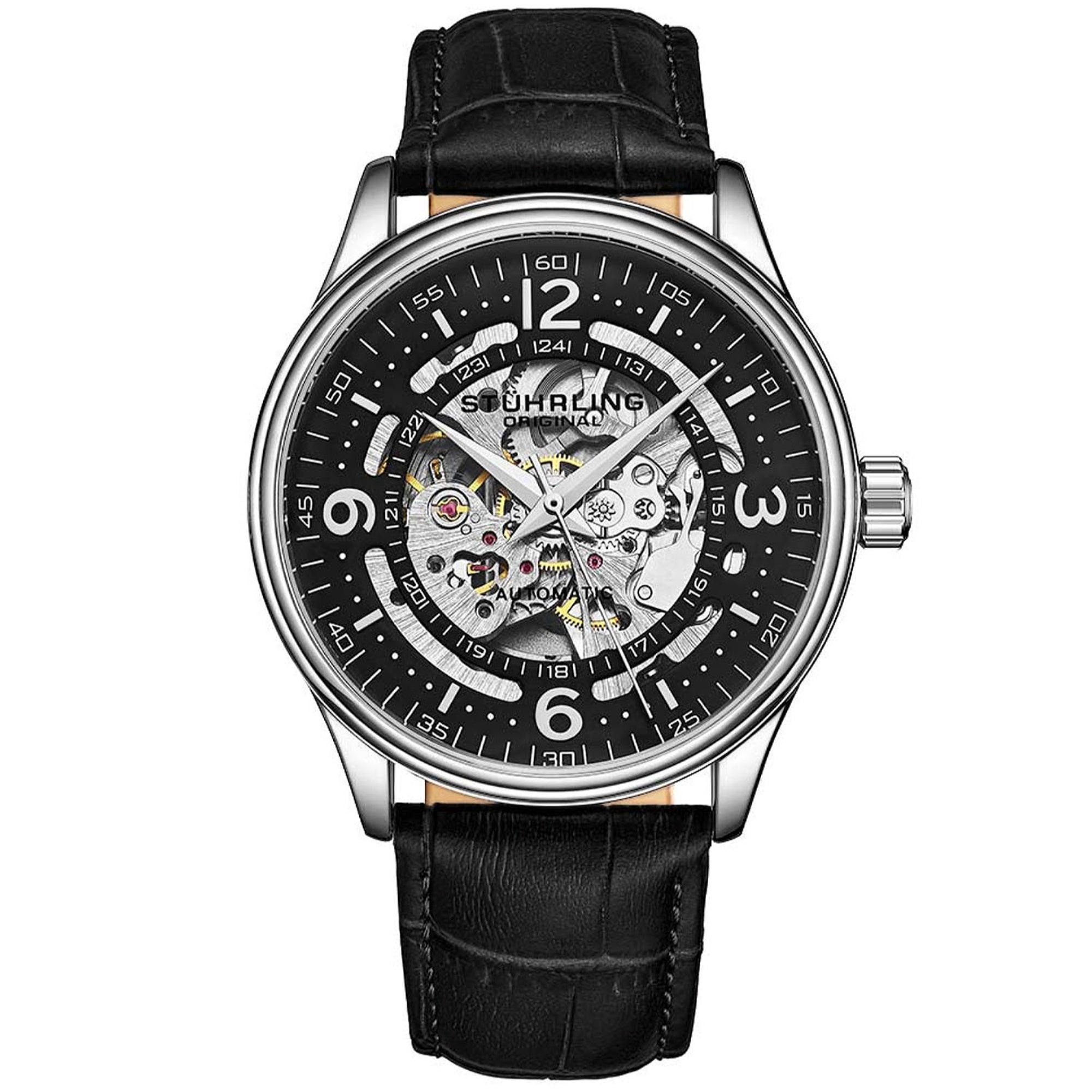 Stuhrling Automatic Classic Black Dial Men's Watch M12651