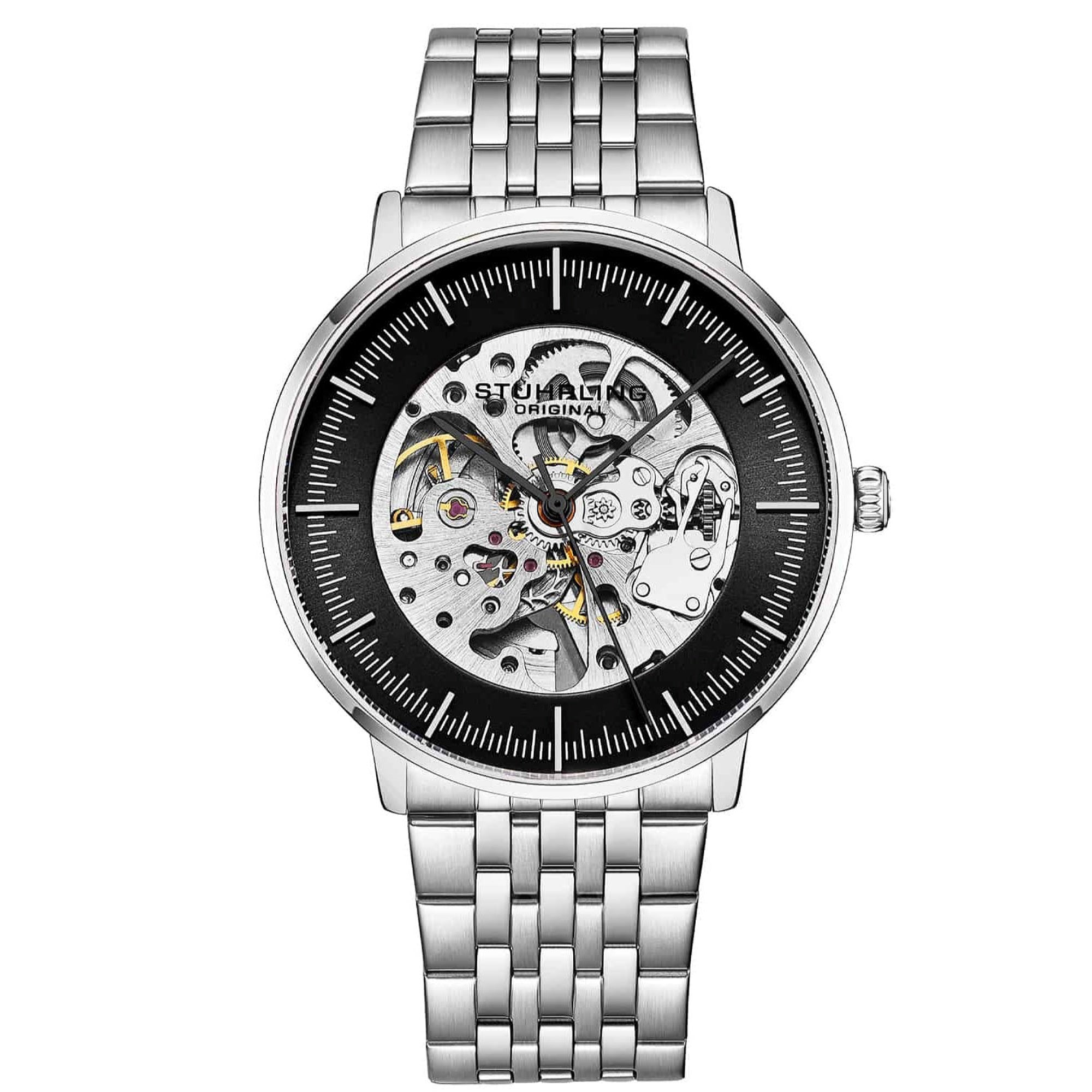 Stuhrling Automatic Classic Blue Dial Men's Watch M12664