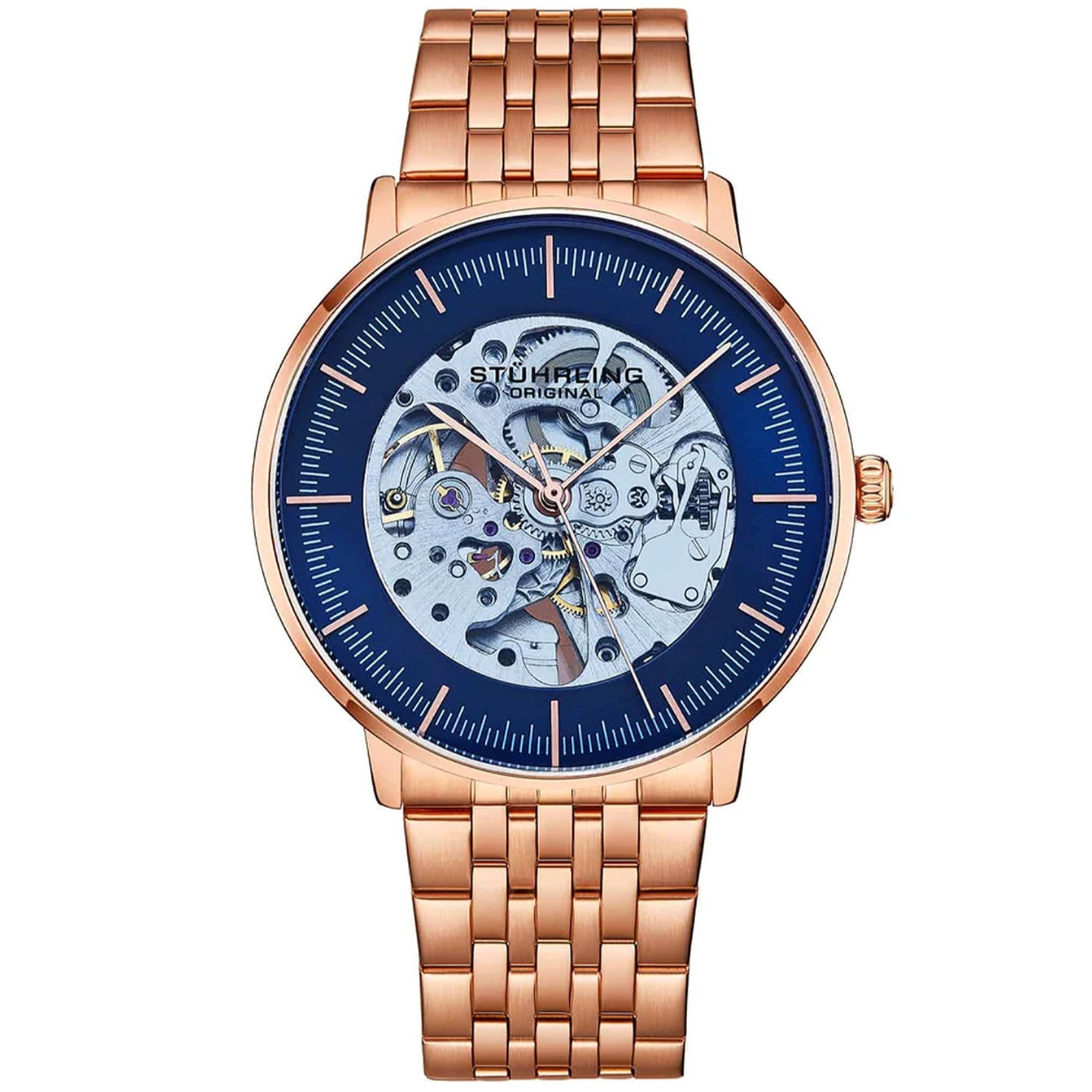 Stuhrling Quartz Classic Blue Dial Men's Watch M12668
