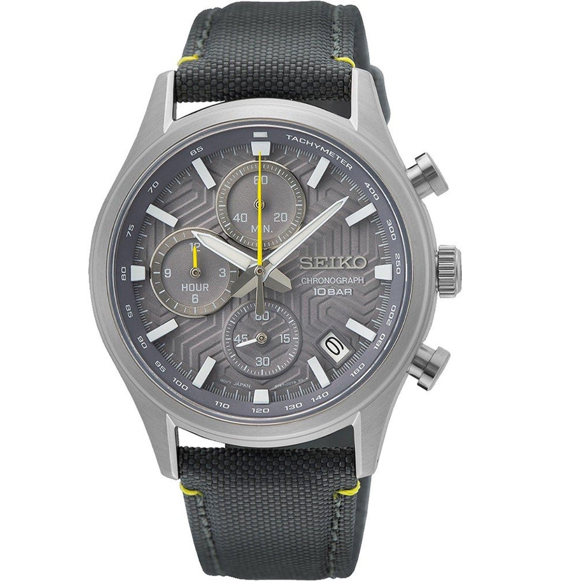 Seiko Quartz Classic Grey Dial Men's Watch SSB423