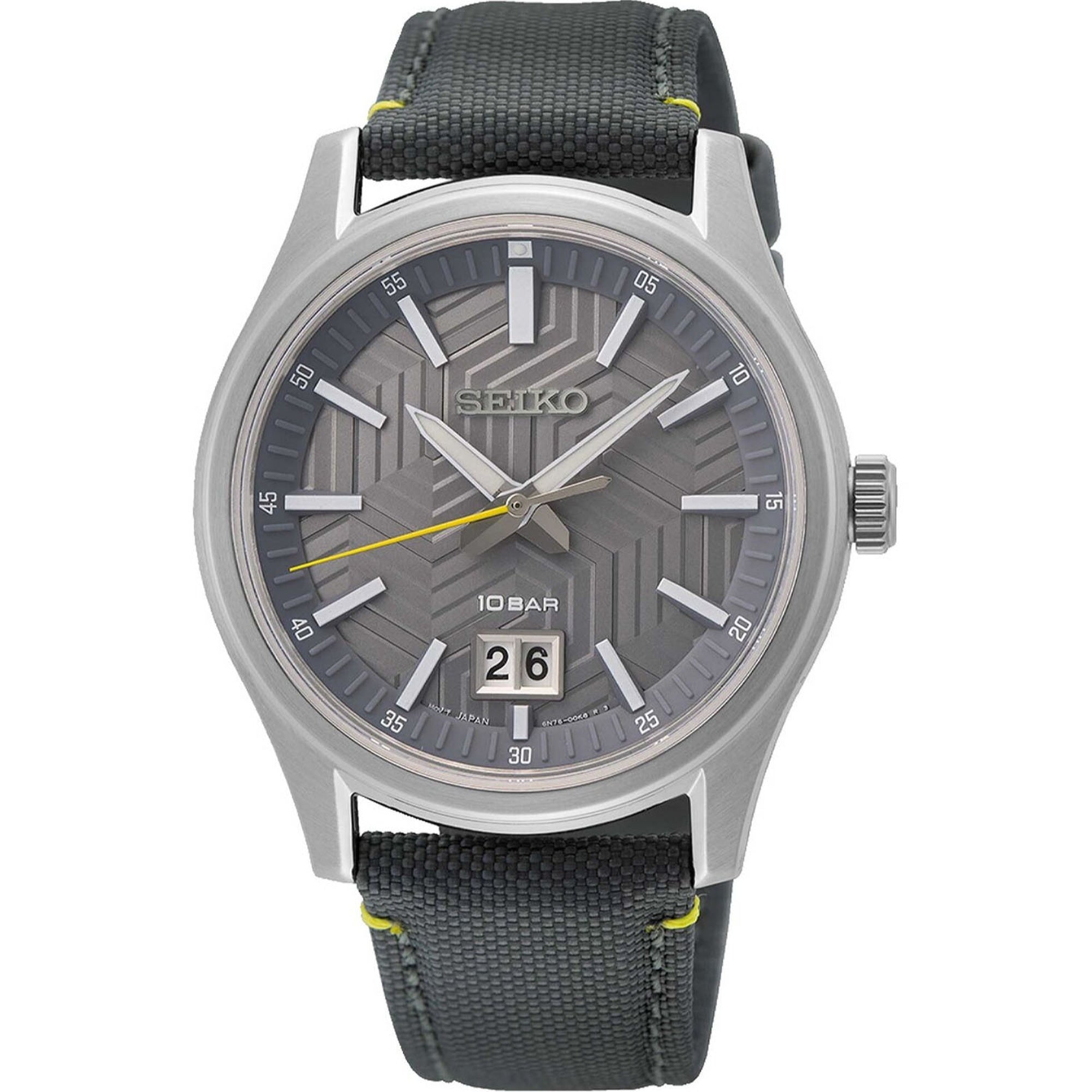 Seiko Quartz Classic Grey Dial Men's Watch SUR543