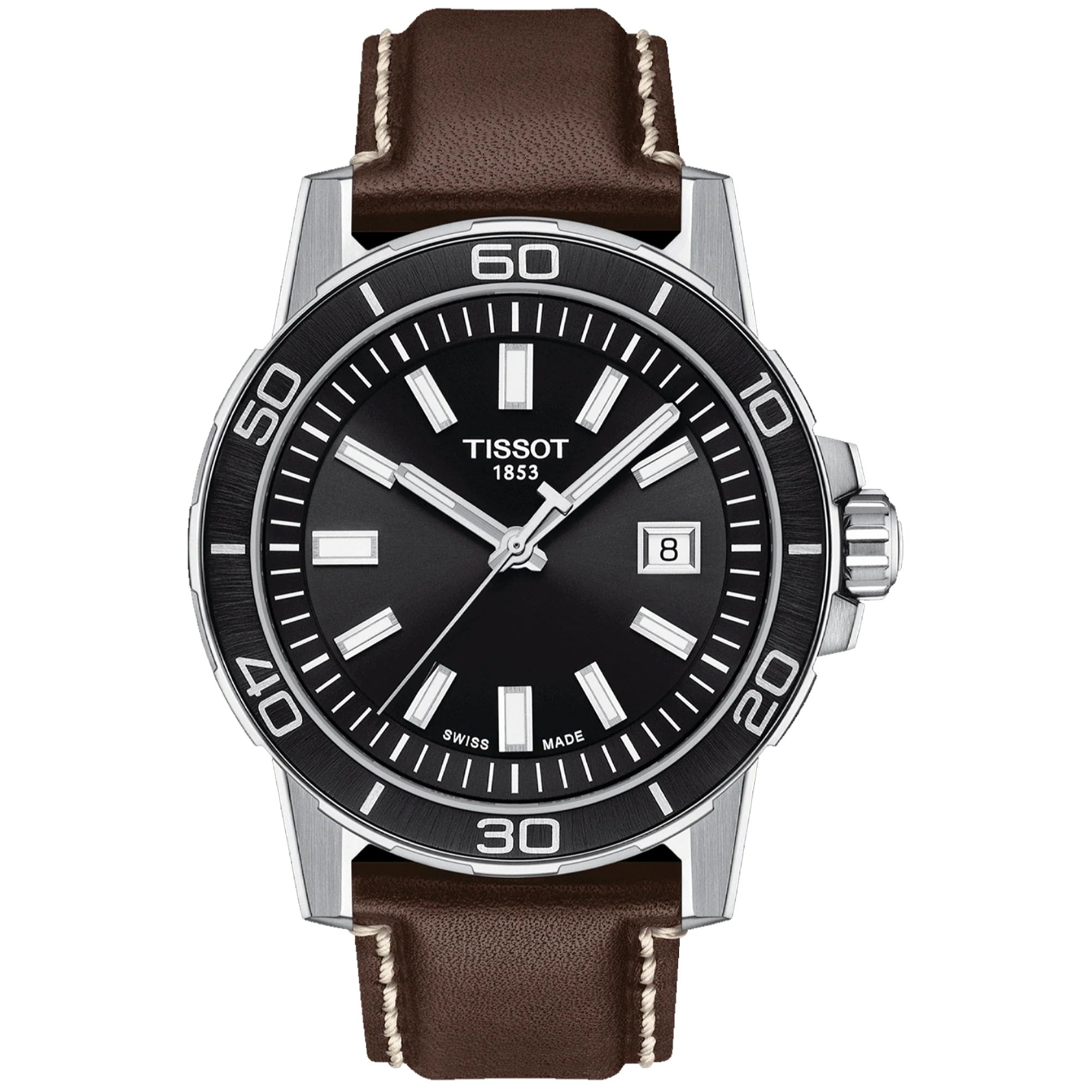 Tissot Quartz Supersport Black Dial Men's Watch T1256101605100