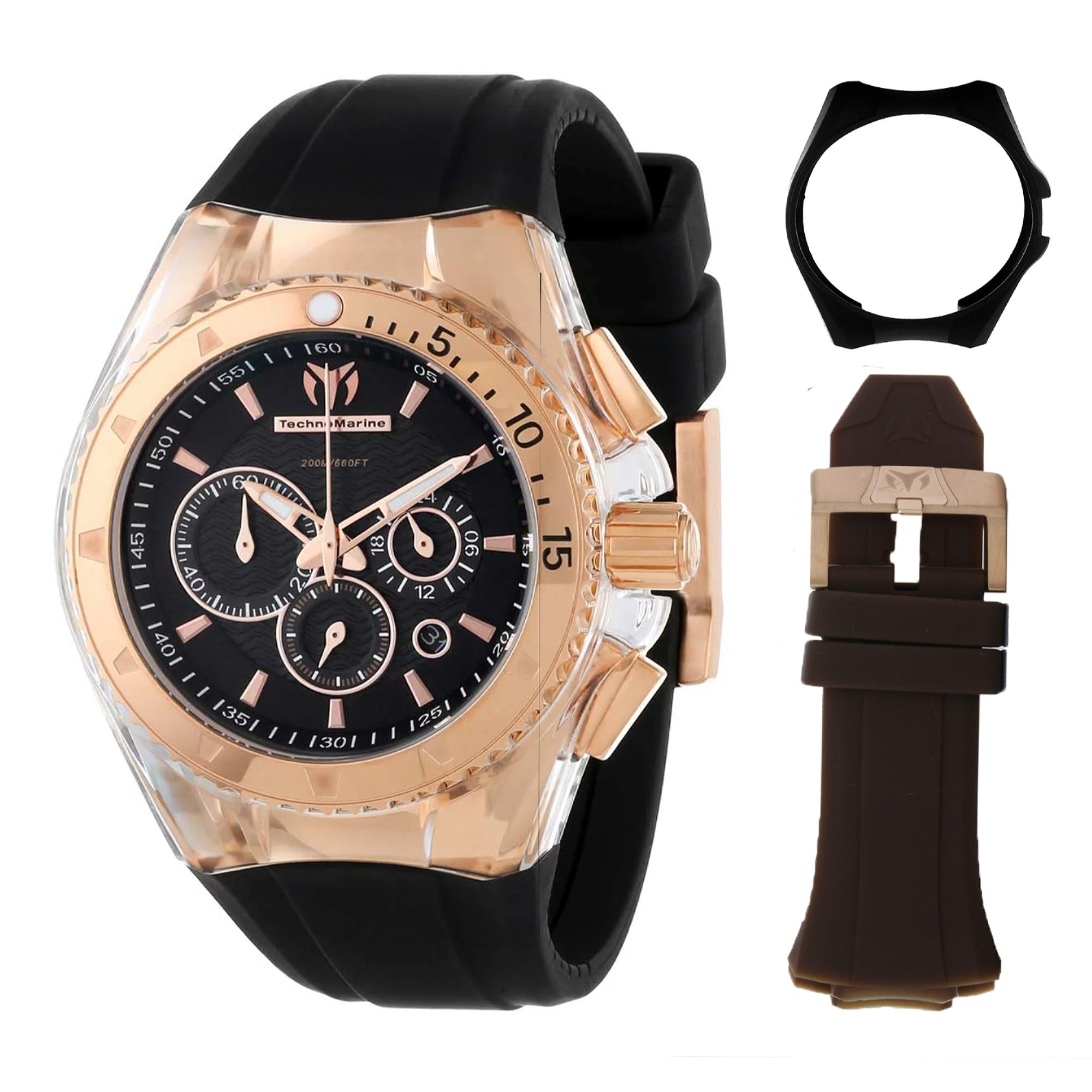 Technomarine Quartz Cruise Original Black Dial Women's Watch TM-110044