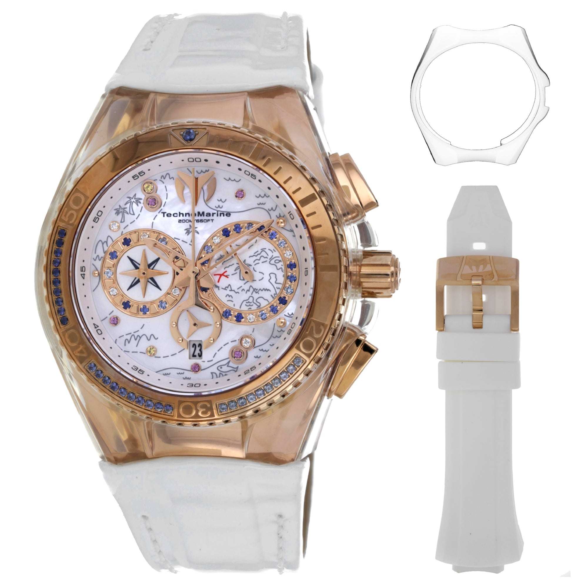 Technomarine Quartz Cruise Mother of Pearl Dial Women's Watch TM-113008