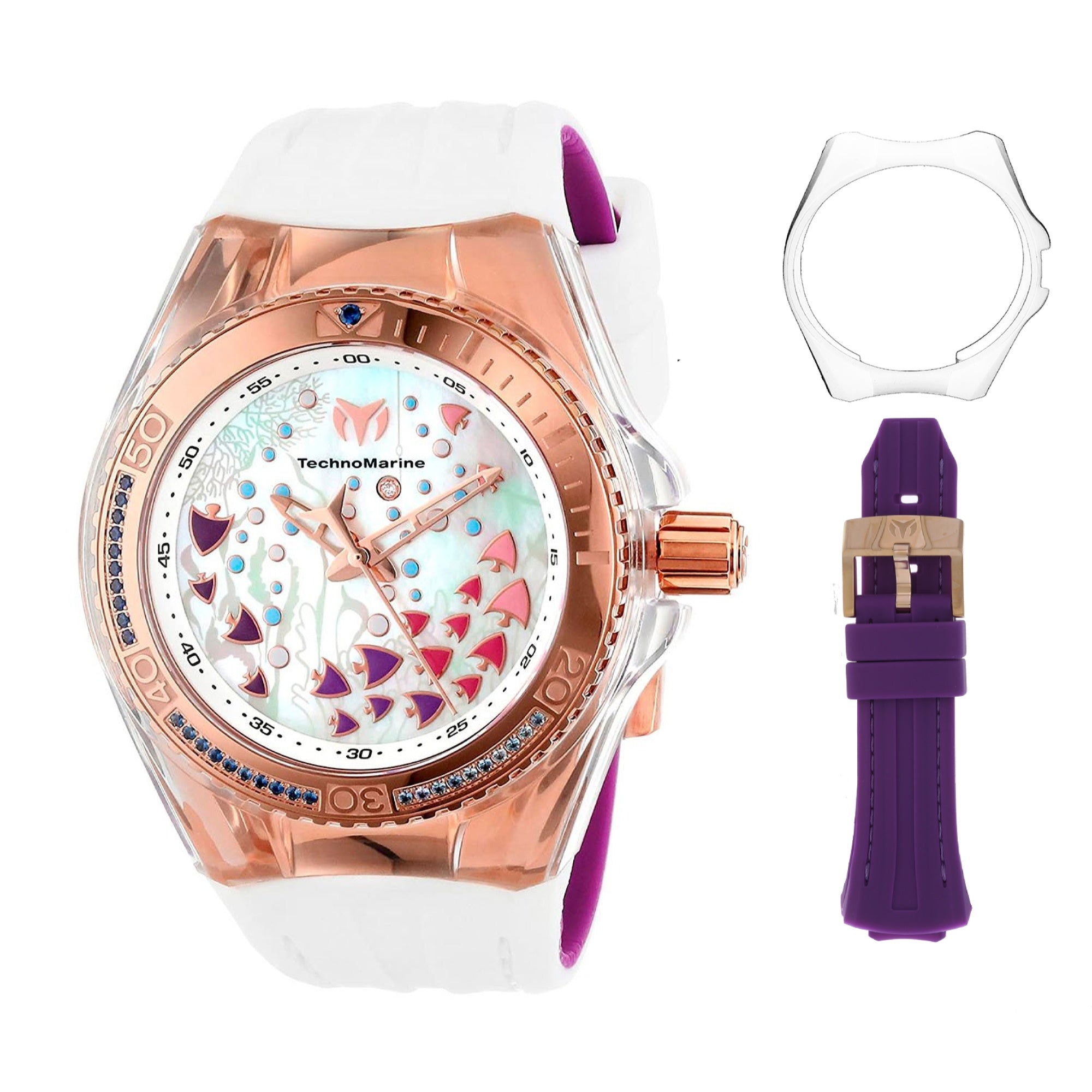 Technomarine Quartz Cruise Mother of Pearl Dial Women's Watch TM-113009
