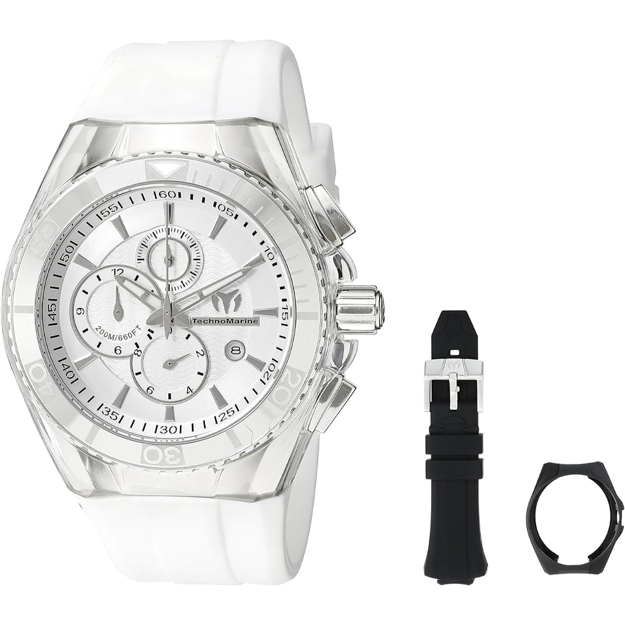 TechnoMarine Cruise Quartz Chronograph Silver-Tone Dial Men's Watch TM-115043