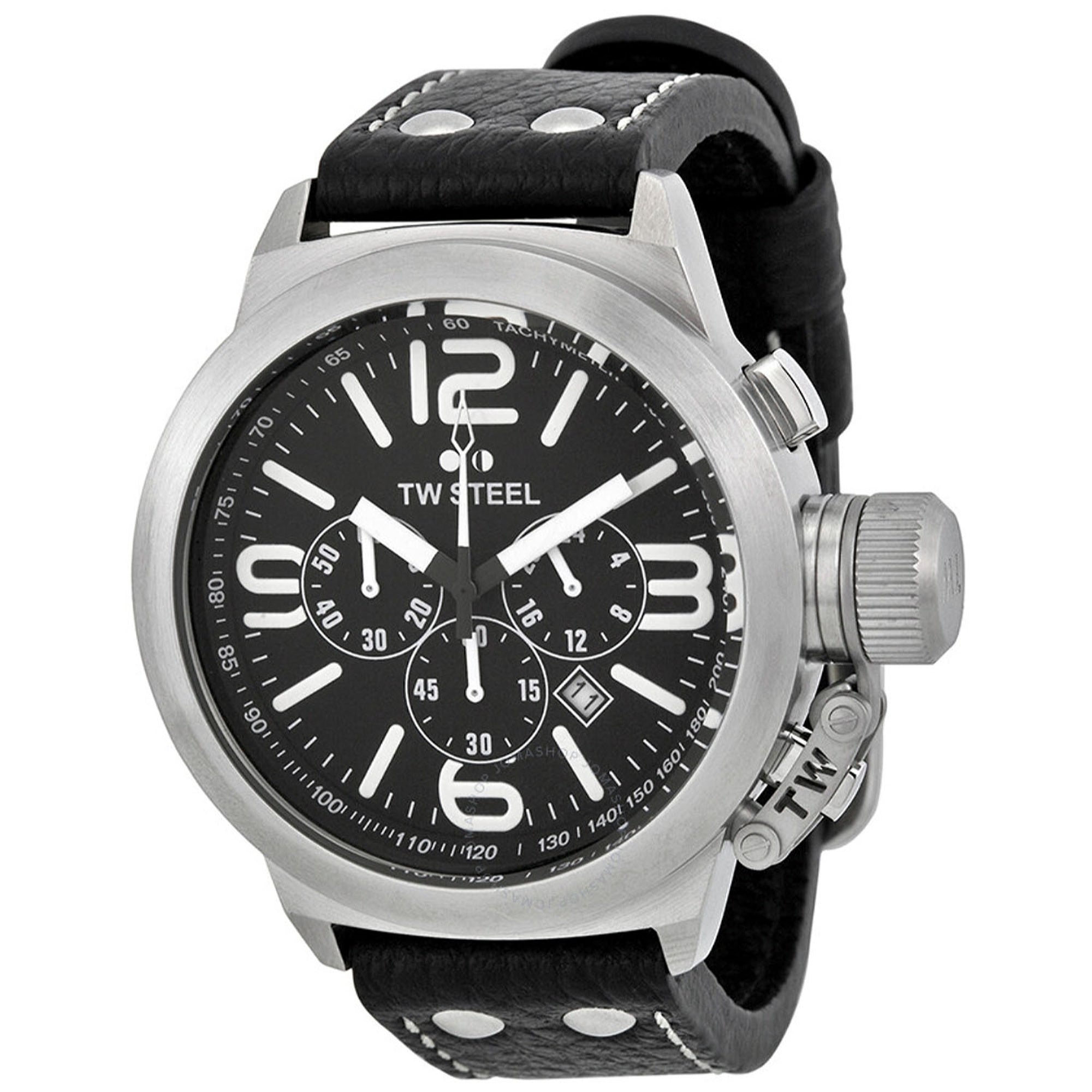 TW Steel Quartz Canteen Black Dial Men's Watch TW6R