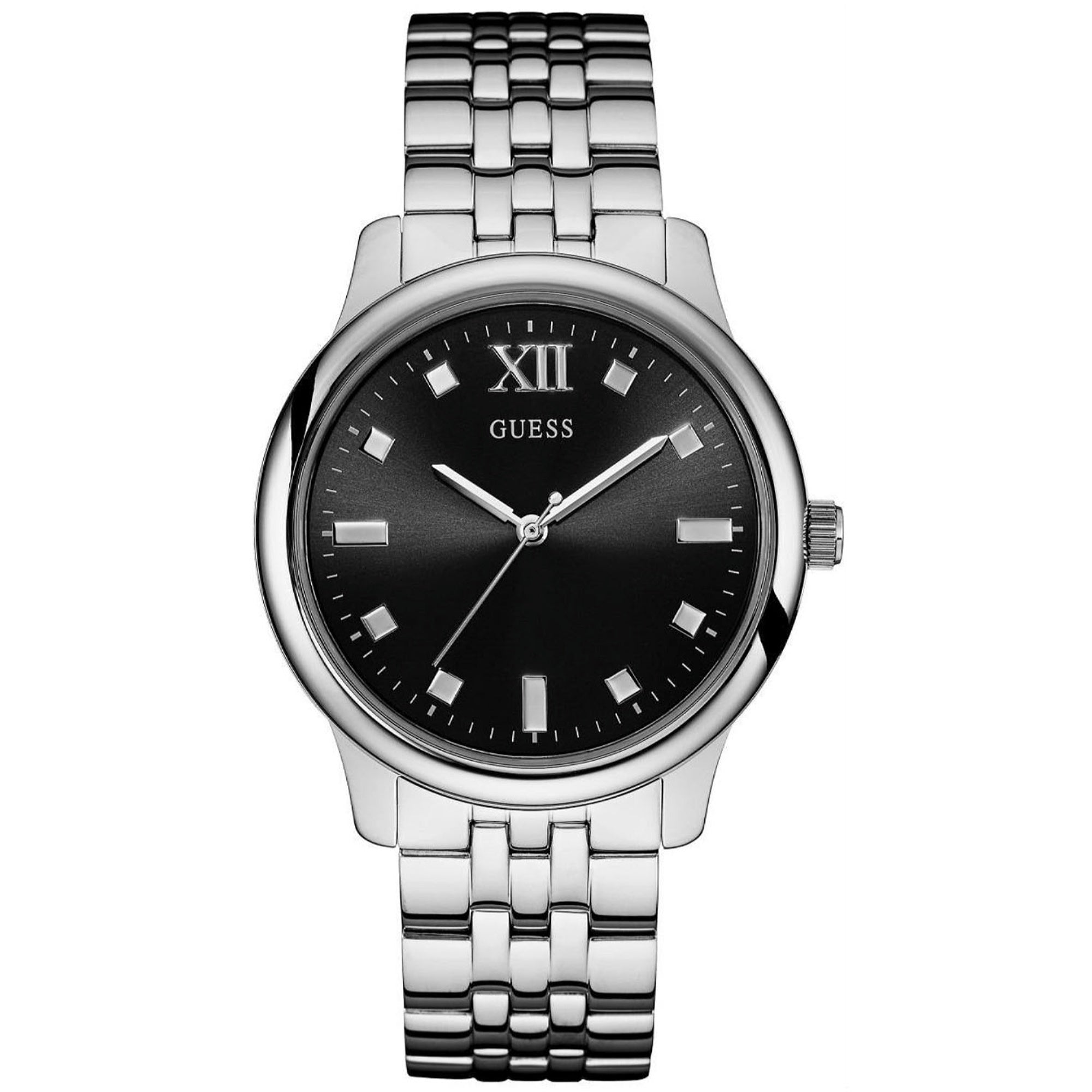 Guess Quartz Classic Black Dial Men's Watch U0973G1