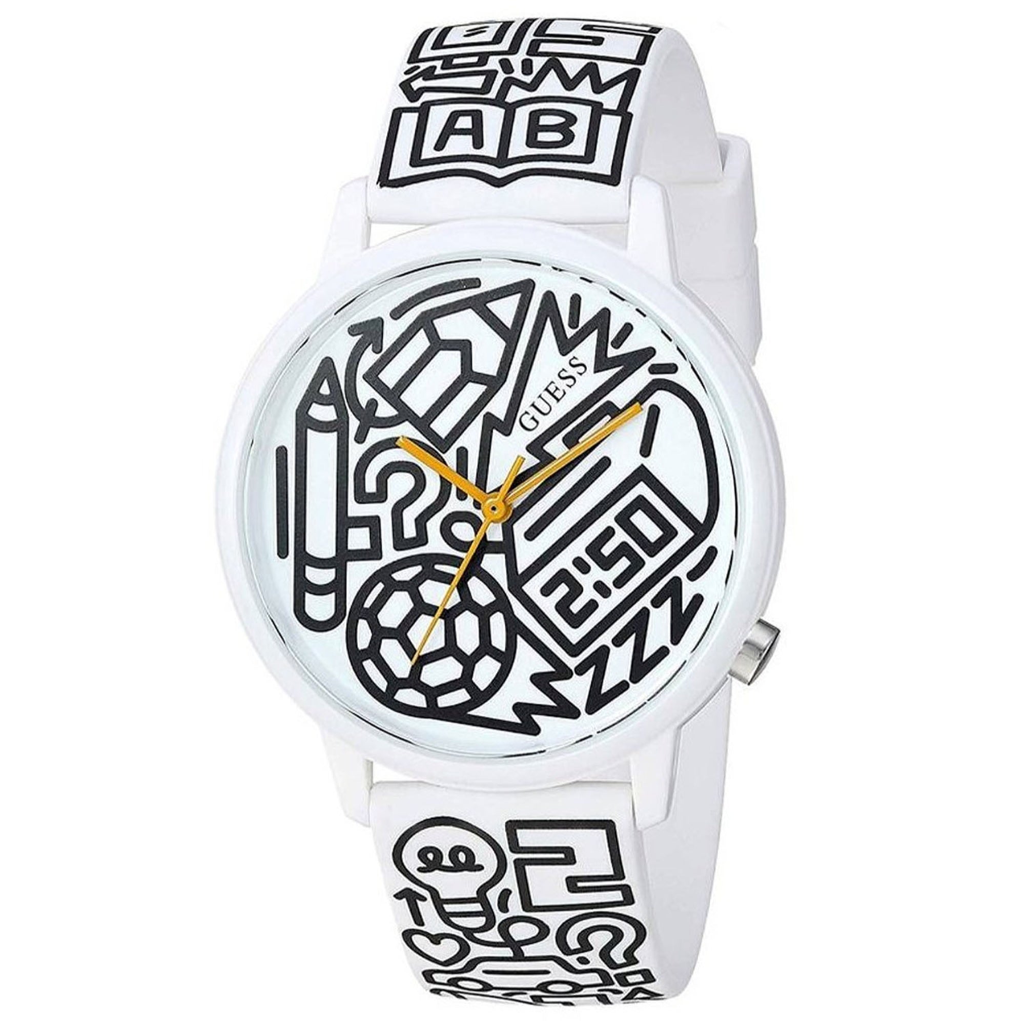 Guess Quartz Classic White Dial Women's Watch V0023M9