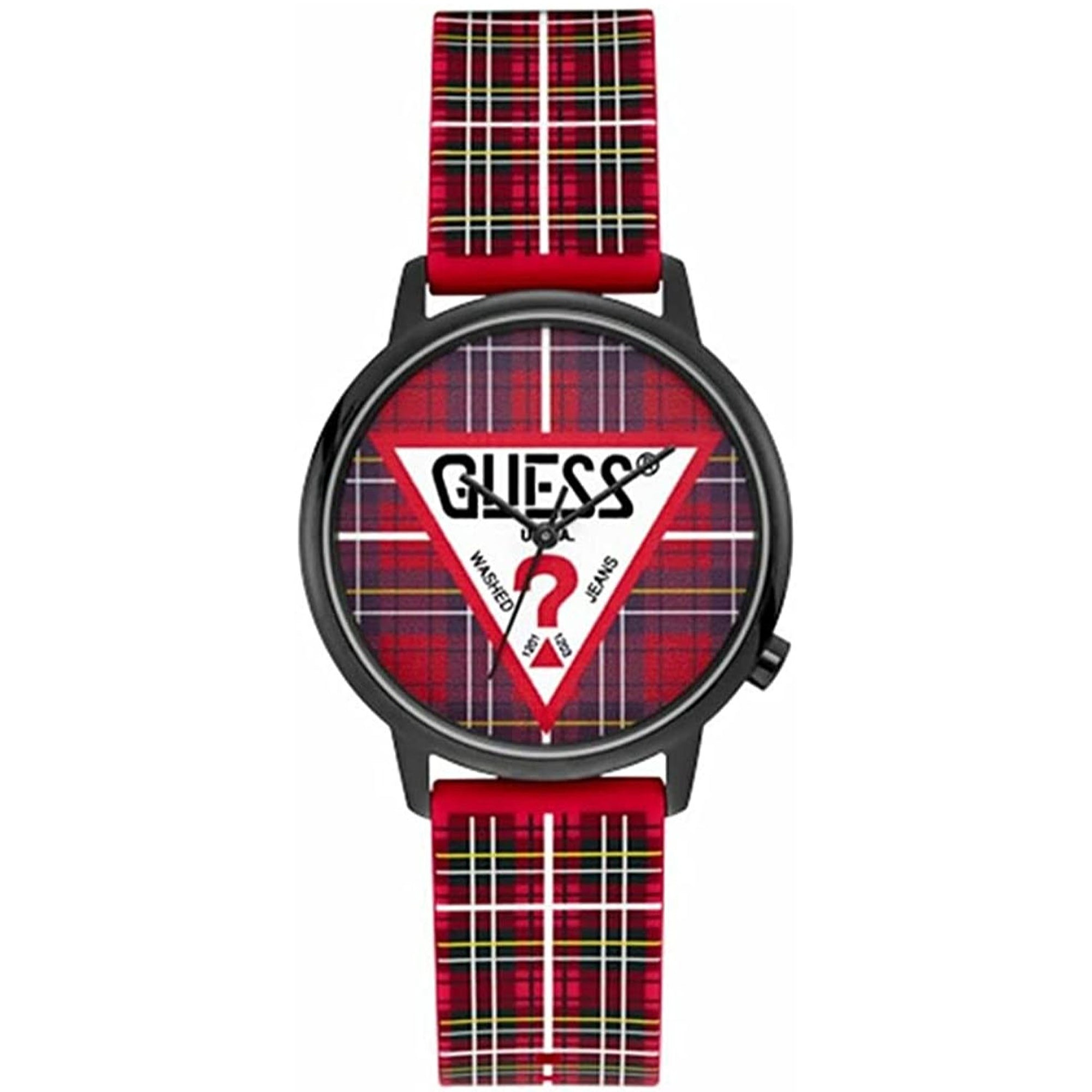 Guess Quartz Classic Red Dial Women's Watch V1029M2
