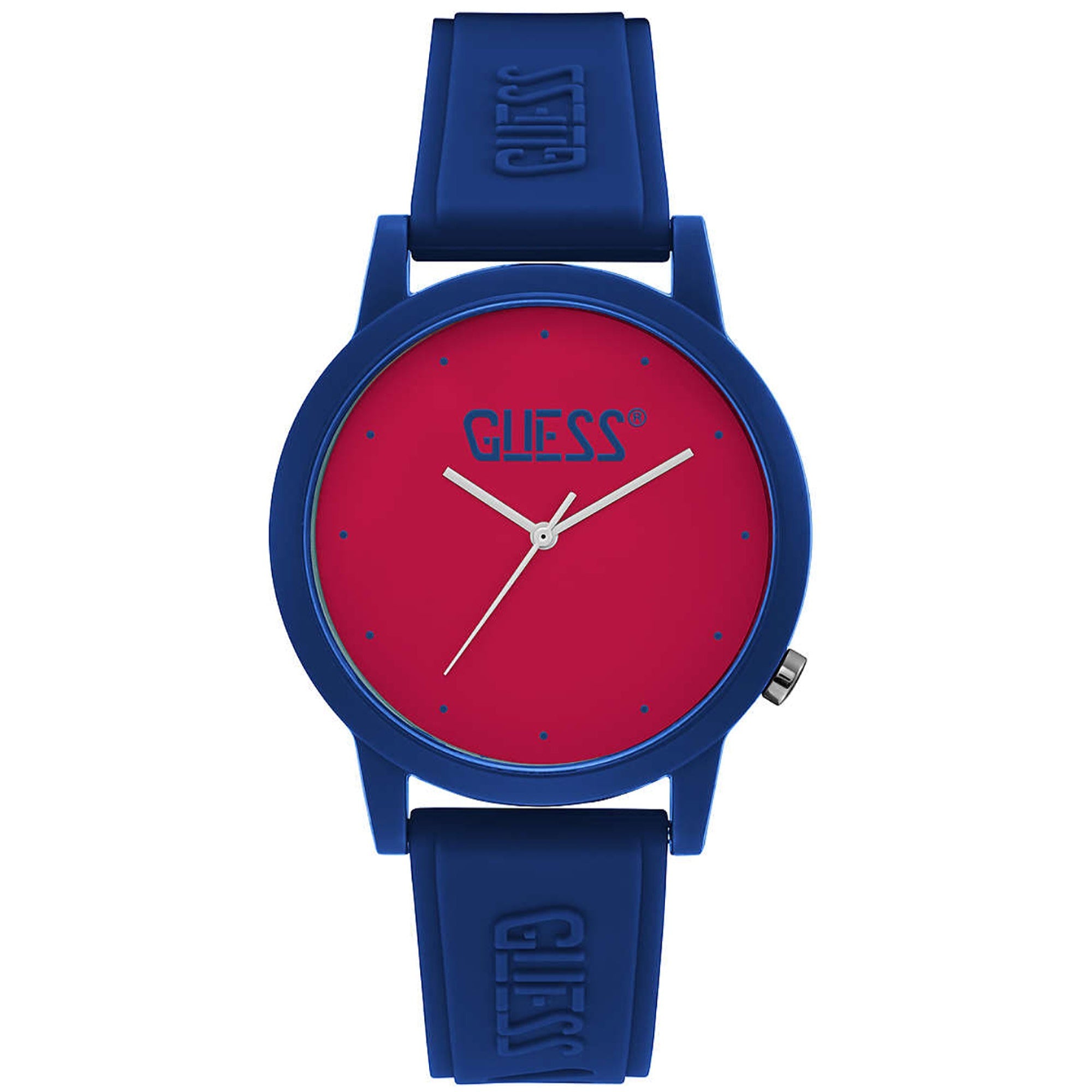 Guess Quartz Classic Red Dial Men's Watch V1040M4