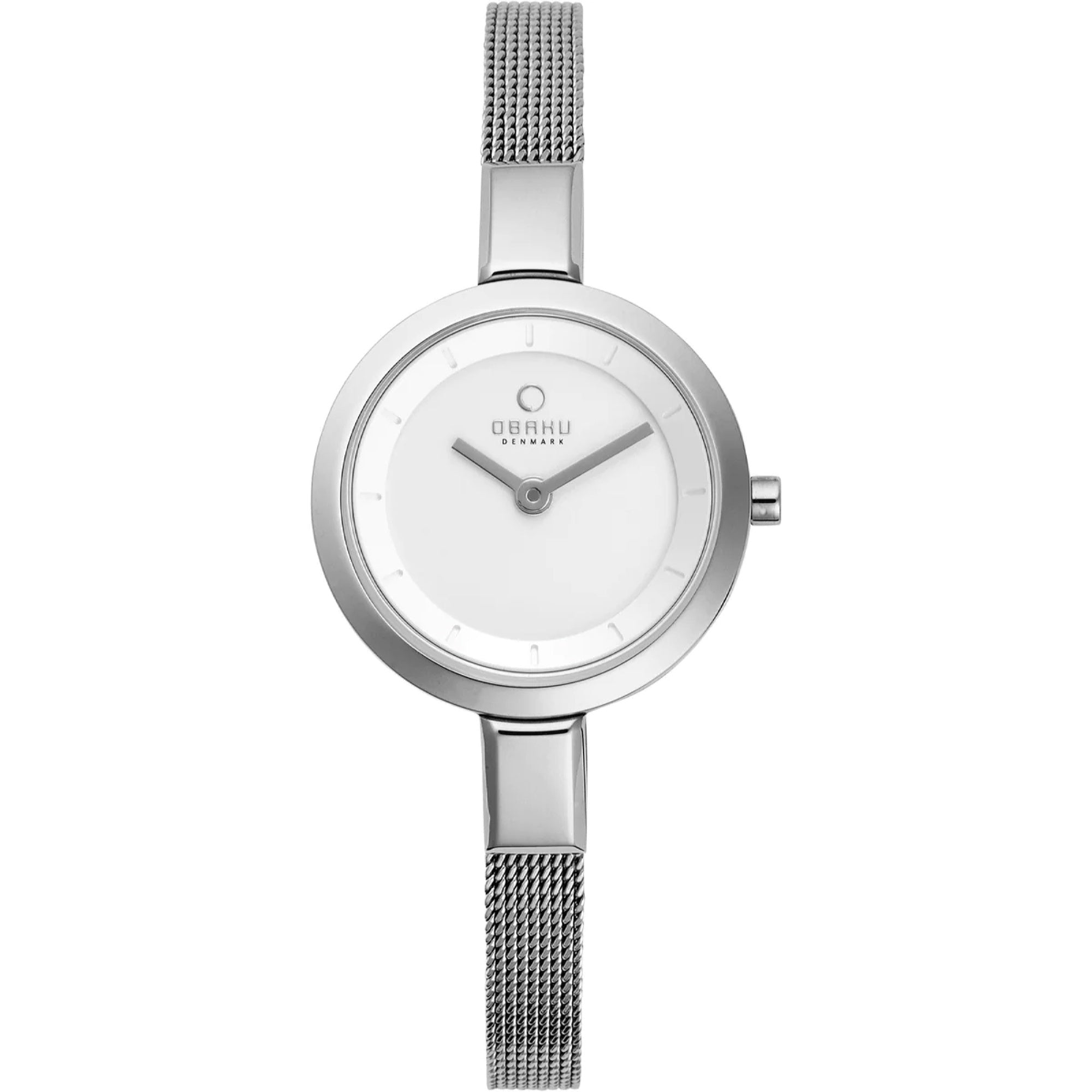 Obaku Quartz Denmark Siv White Dial Women's Watch V129LXCIMC