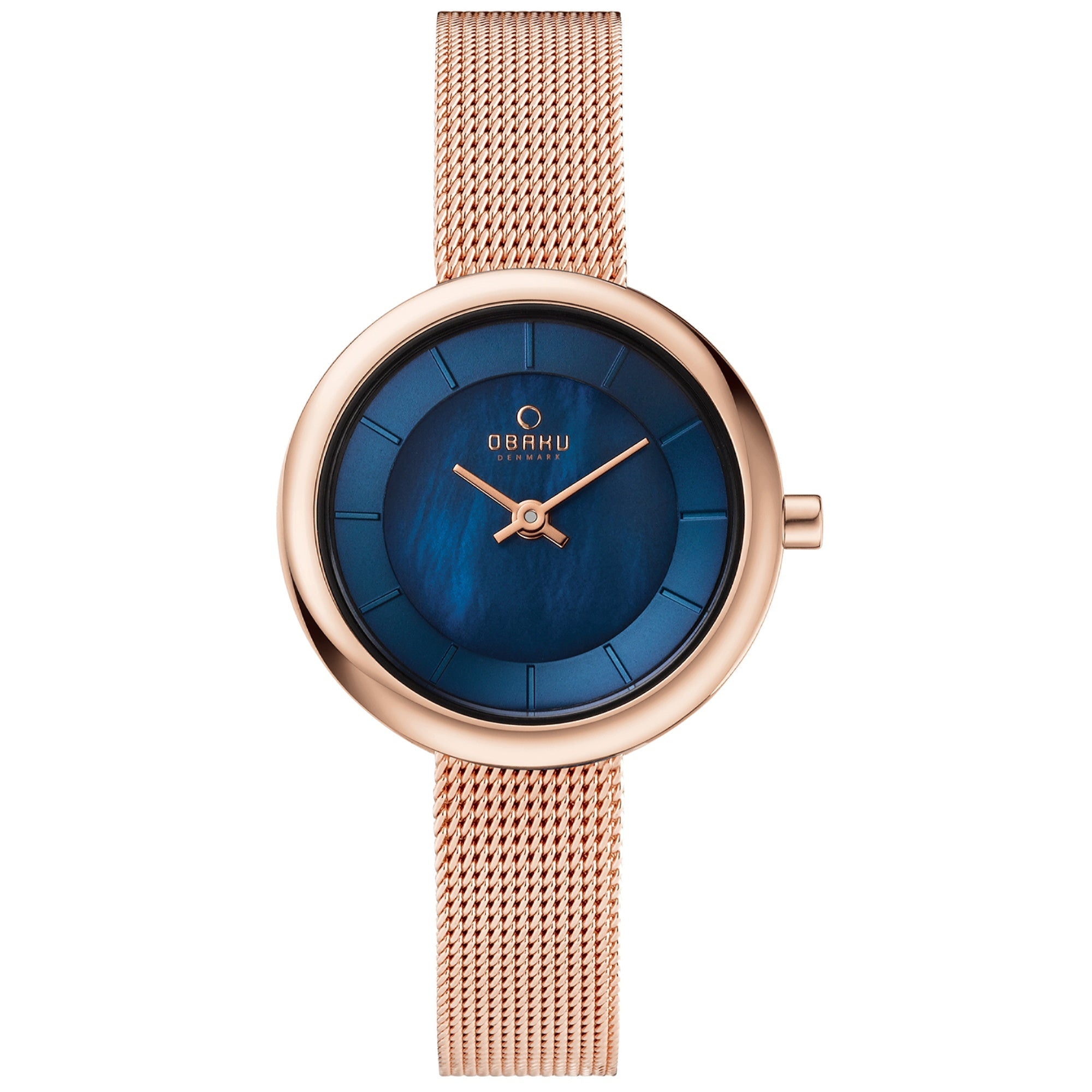 Obaku Quartz Stille Blue Dial Women's Watch V146LXVLMV