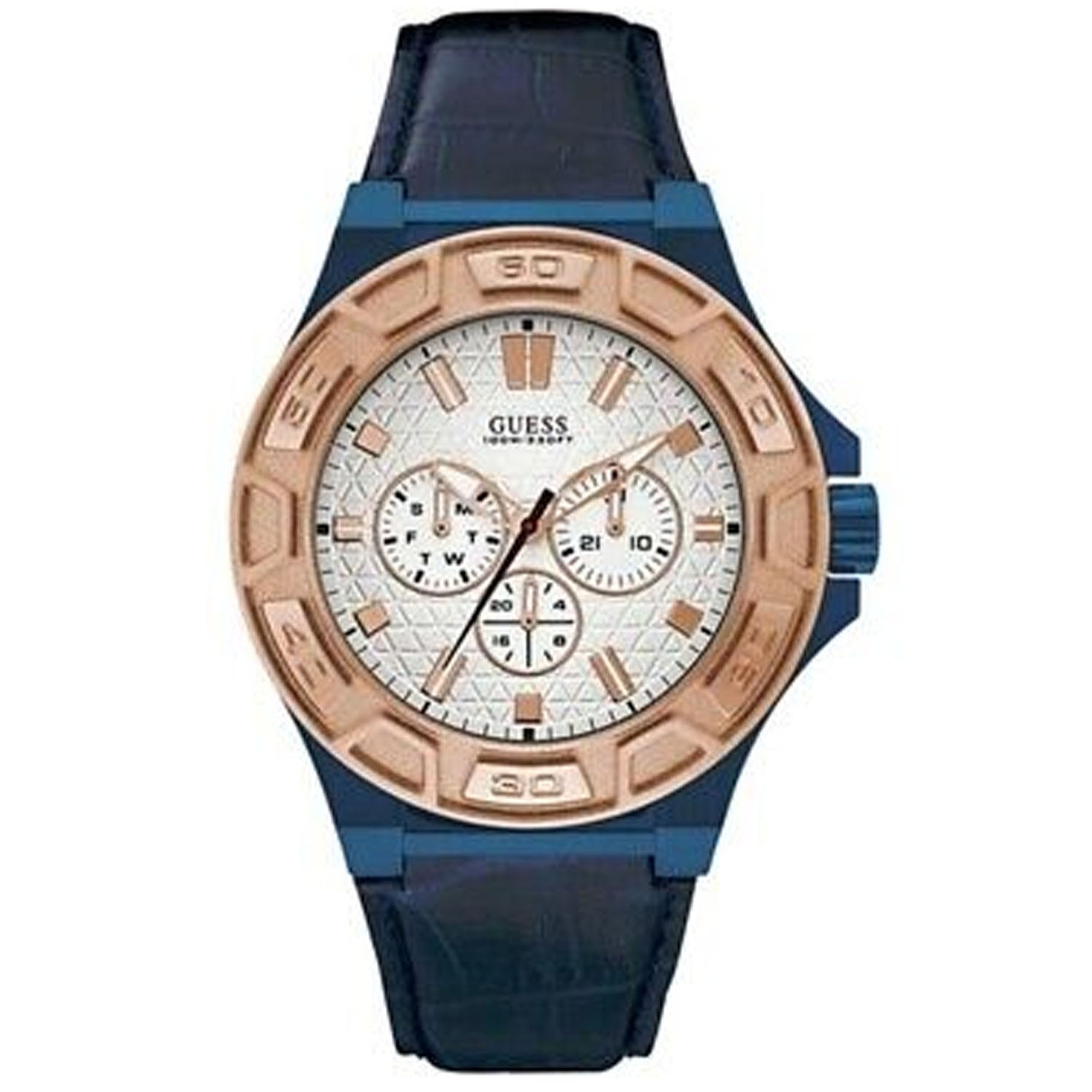 Guess Quartz Force White Dial Men's Watch W0674G7