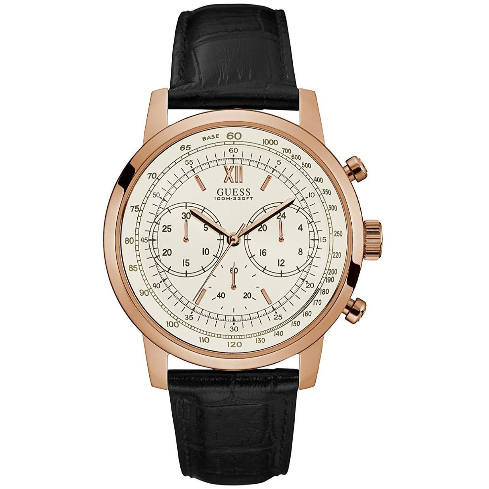 Guess Quartz Classic White Dial Men's Watch W0916G2
