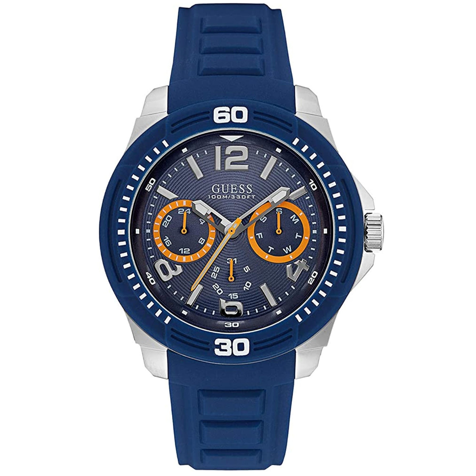 Guess Quartz Classic Blue Dial Men's Watch W0967G2