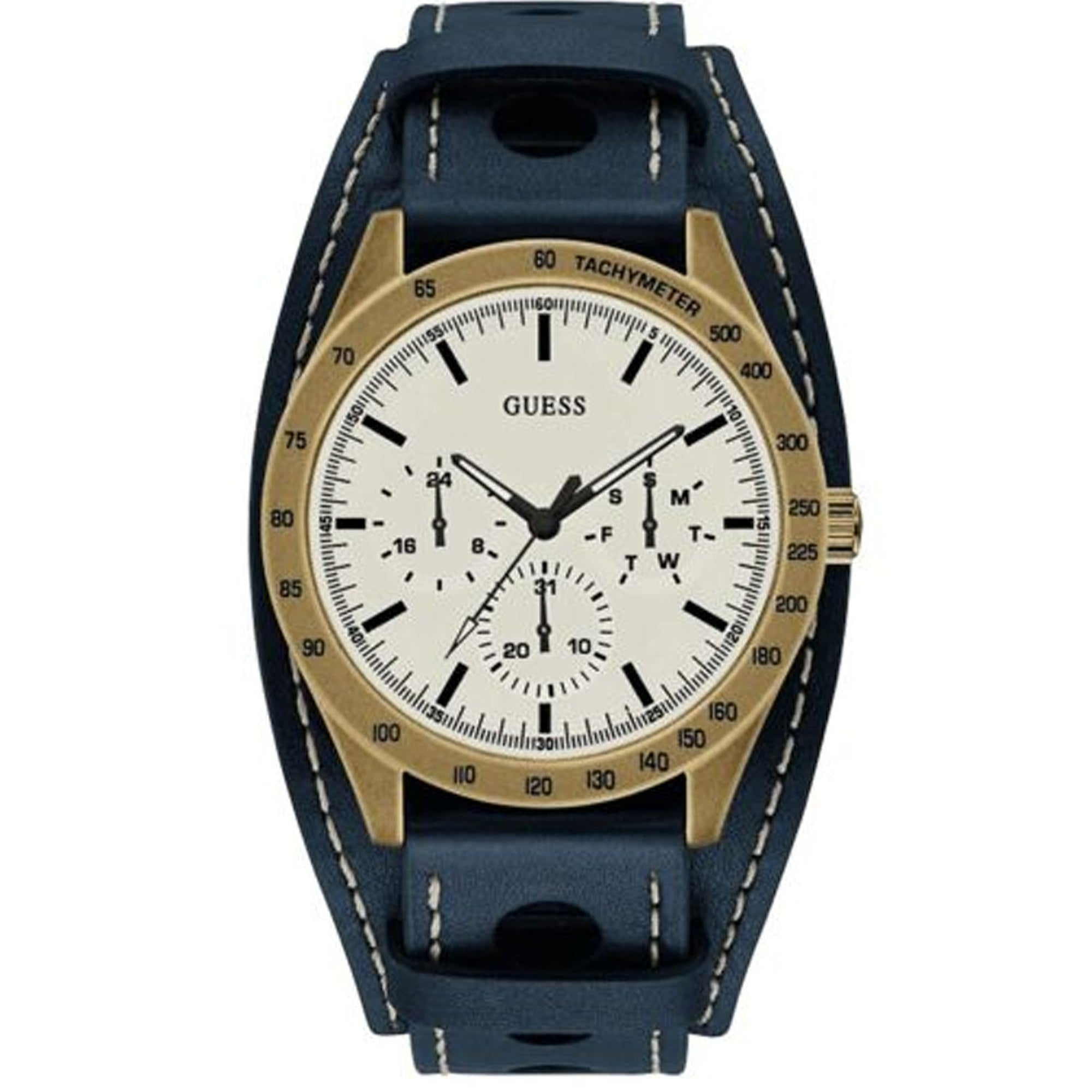 Guess Quartz Classic White Dial Men's Watch W1100G2