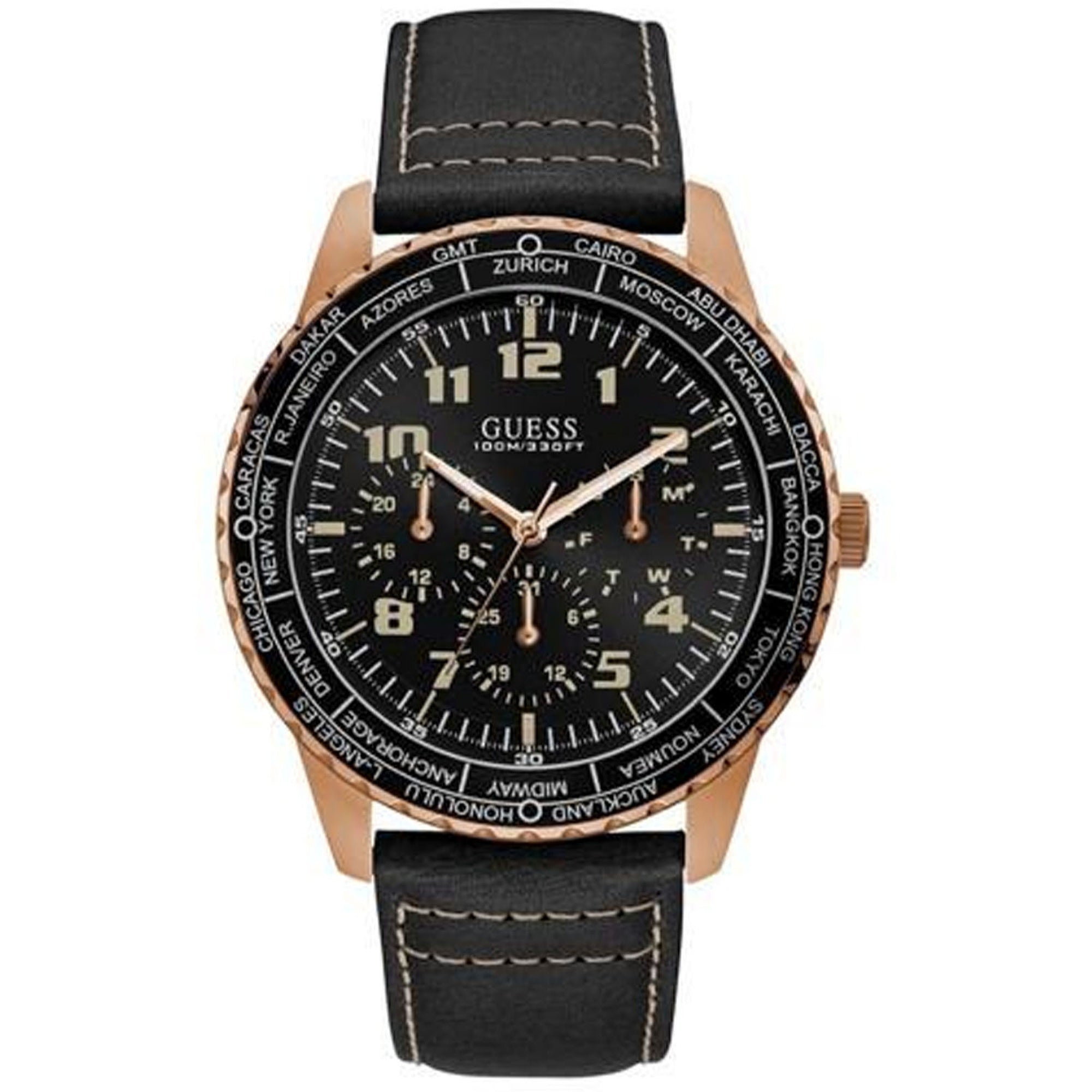 Guess Quartz Classic Silver Dial Men's Watch W1170G2