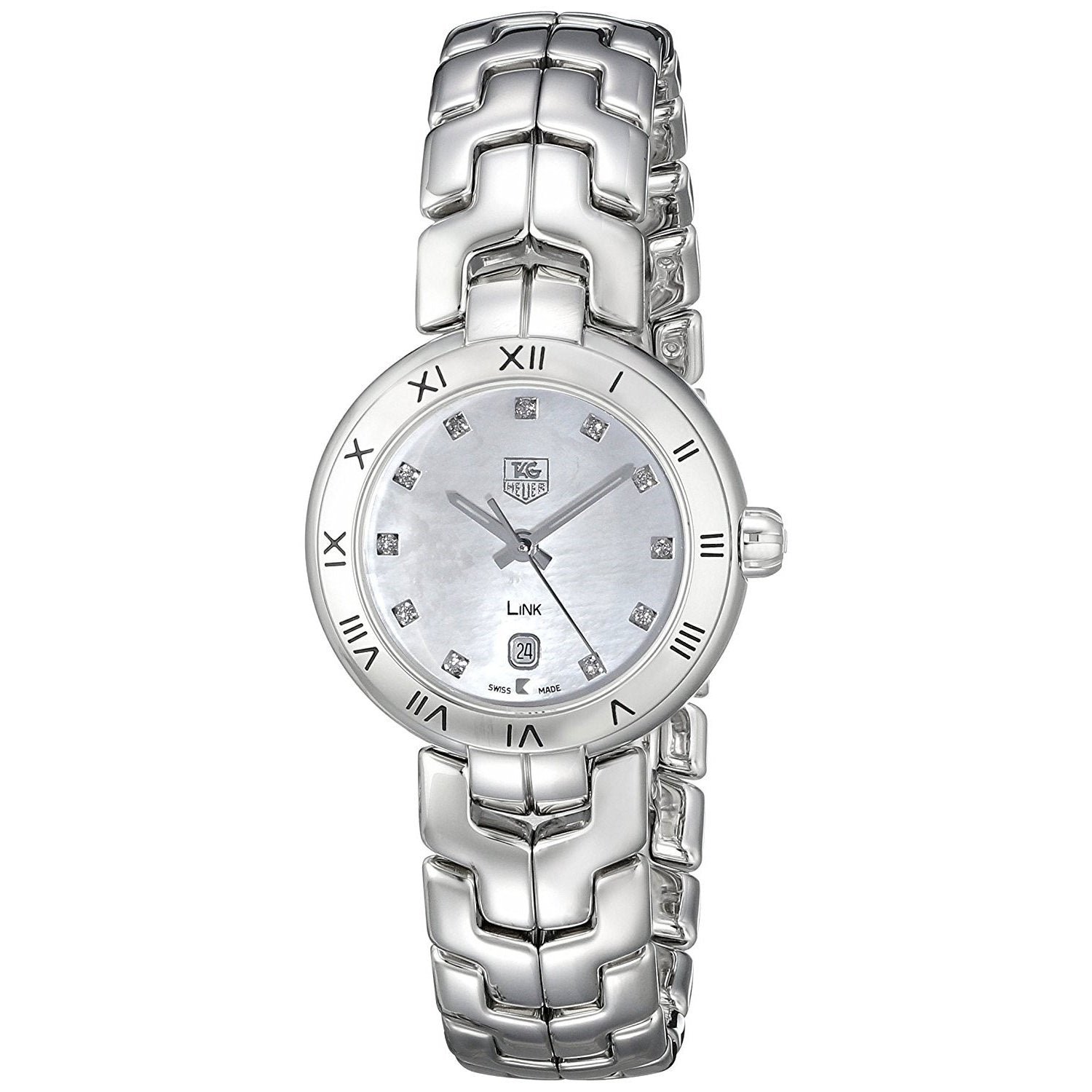 Tag Heuer Link Quartz Diamond Mother of Pearl Dial Women's Watch WAT1417.BA0954