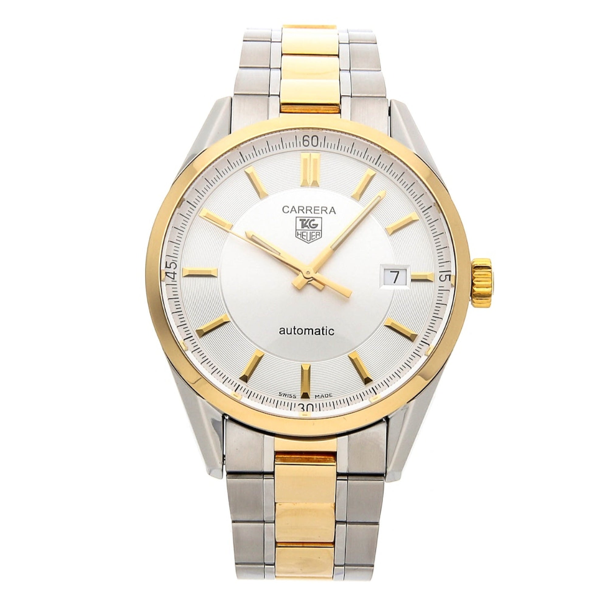 Tag Heuer Carrera Automatic Silver-Tone Dial Men's Watch WV215A.BD0788