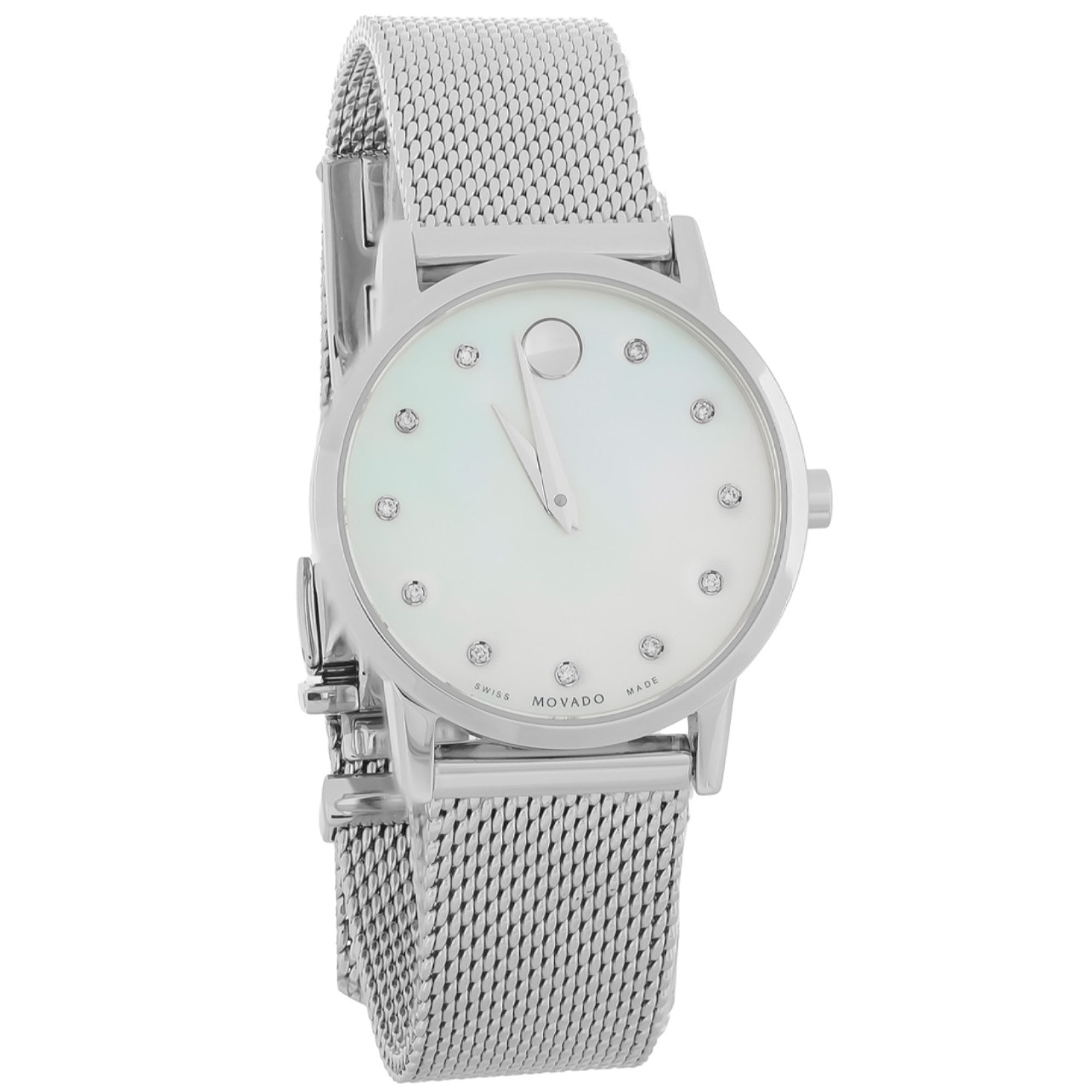 Movado Museum Classic Quartz White Mother of Pearl Dial Women's Watch 0607491