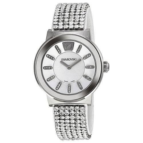 Swarovski Piazza Quartz Crystal Silver Dial Men's Watch 1094348