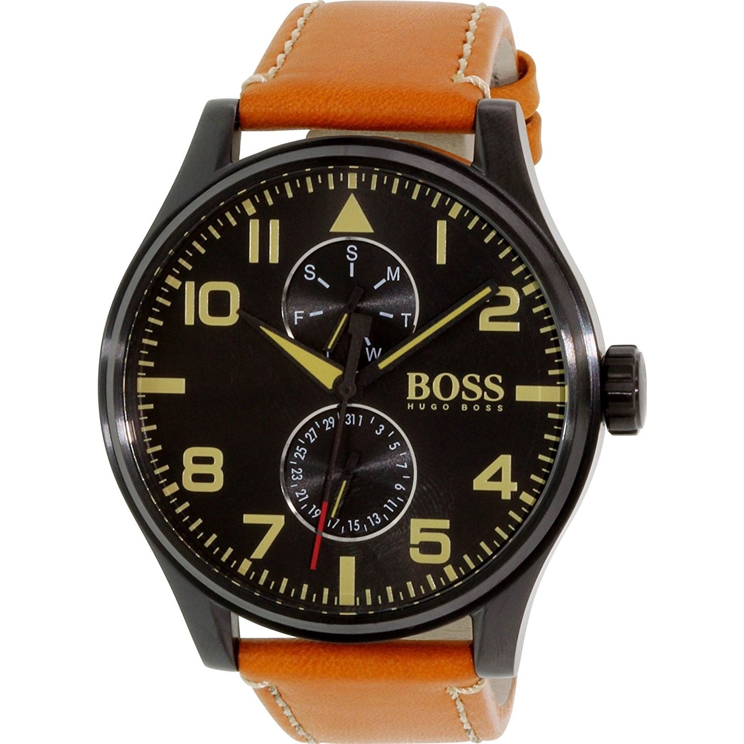 Hugo Boss Aeroliner Maxx Quartz Multi-Function Black Dial Men's Watch 1513082