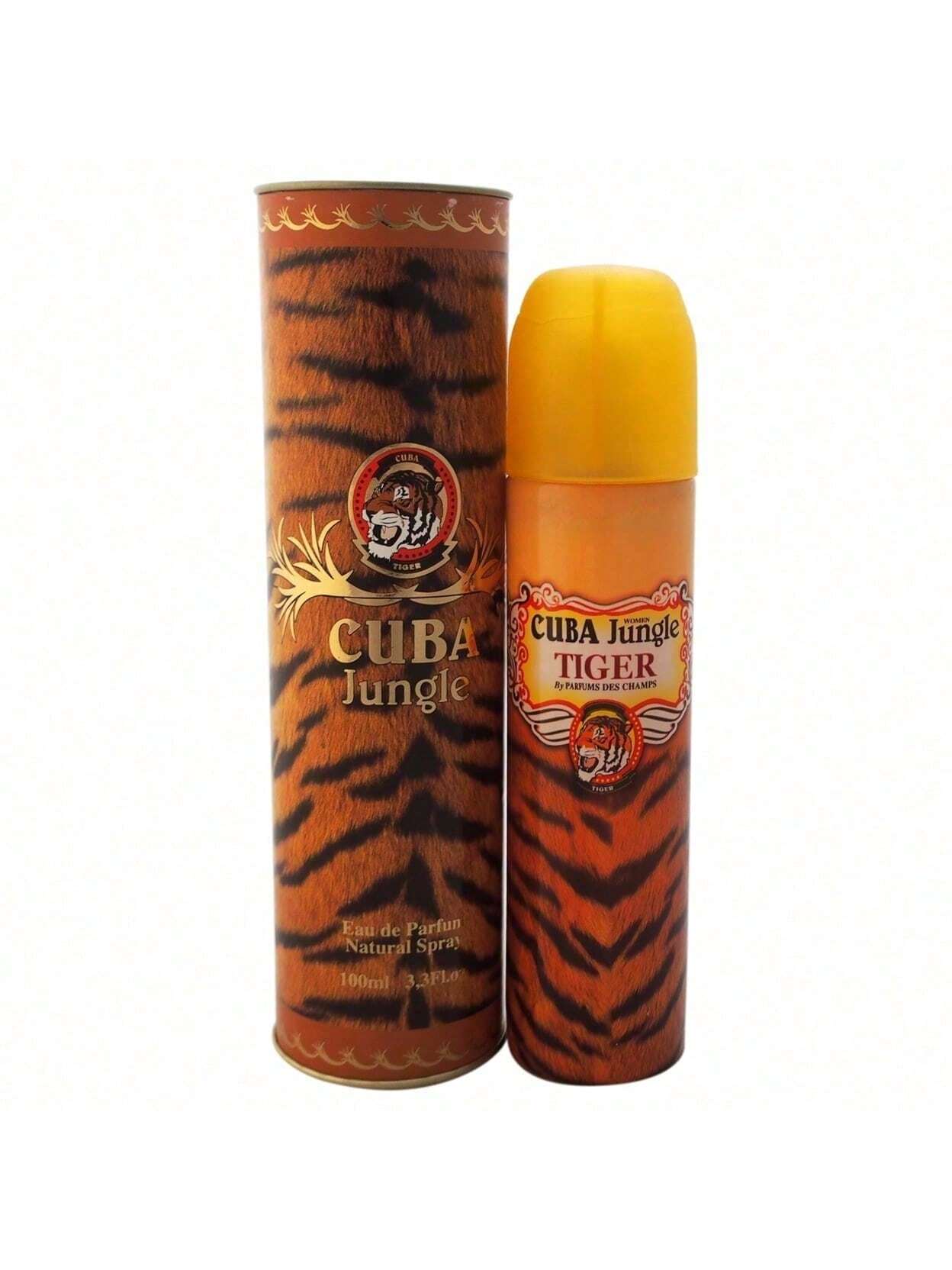 Cuba Jungle Tiger by Parfum Des Champs EDP Spray 3.3 Oz - Women 5425017732471