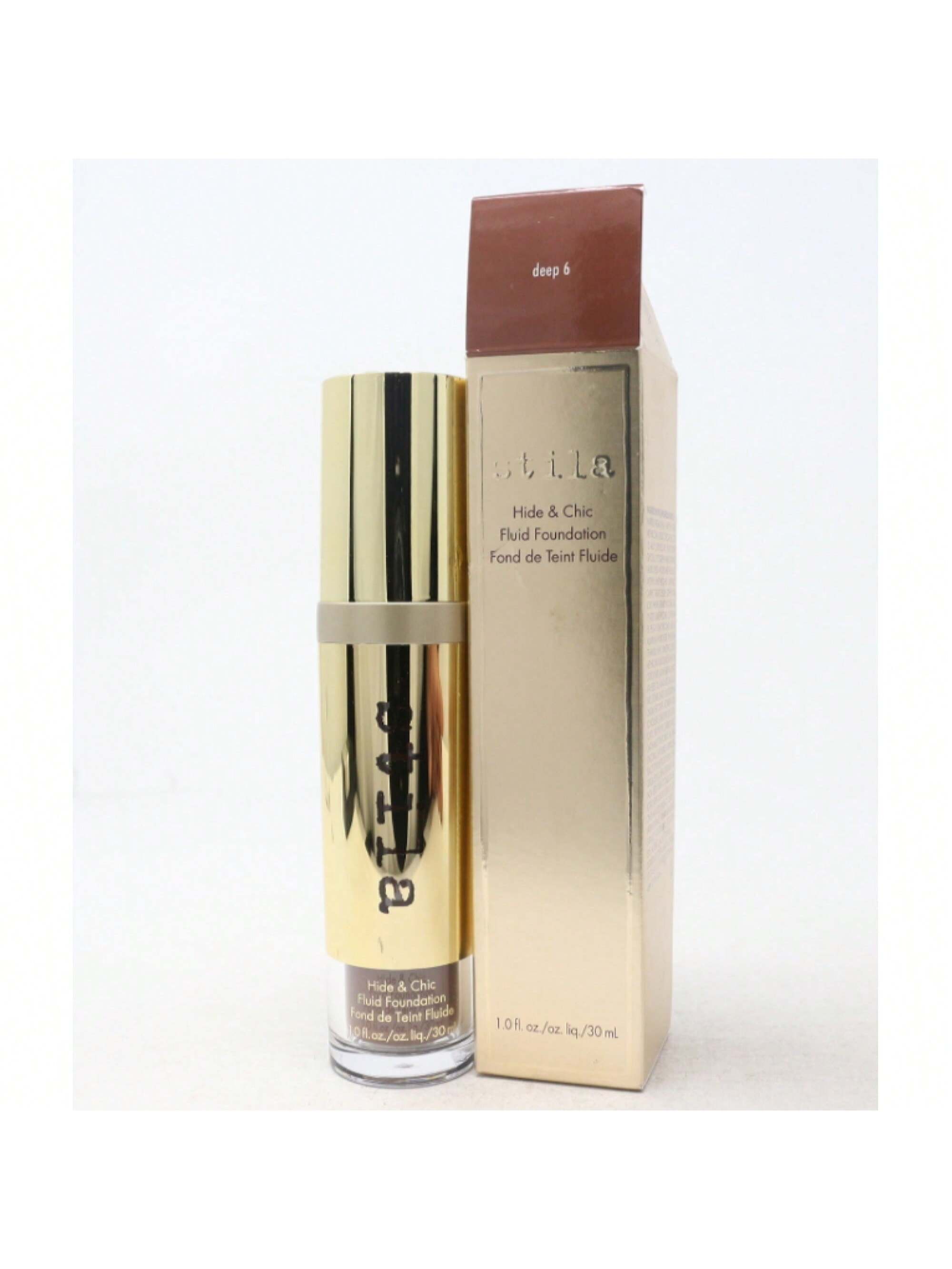 Hide & Chic Fluid Foundation (Deep 6) by Stila 1 Oz 094800357150