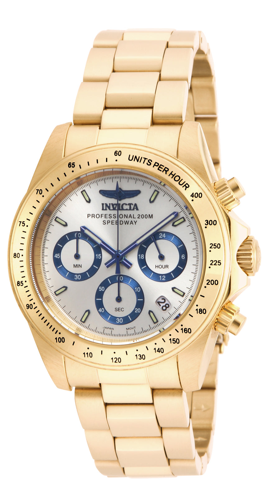 Invicta Quartz Speedway Silver Dial Men's Watch 17312