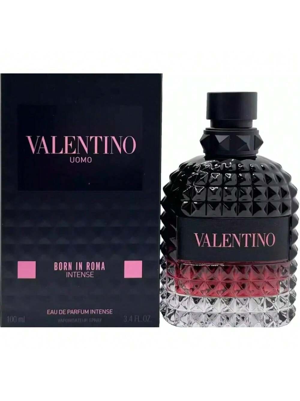 Uomo Born In Roma Intense by Valentino EDP Spray 3.4 Oz - Men 3614273790826
