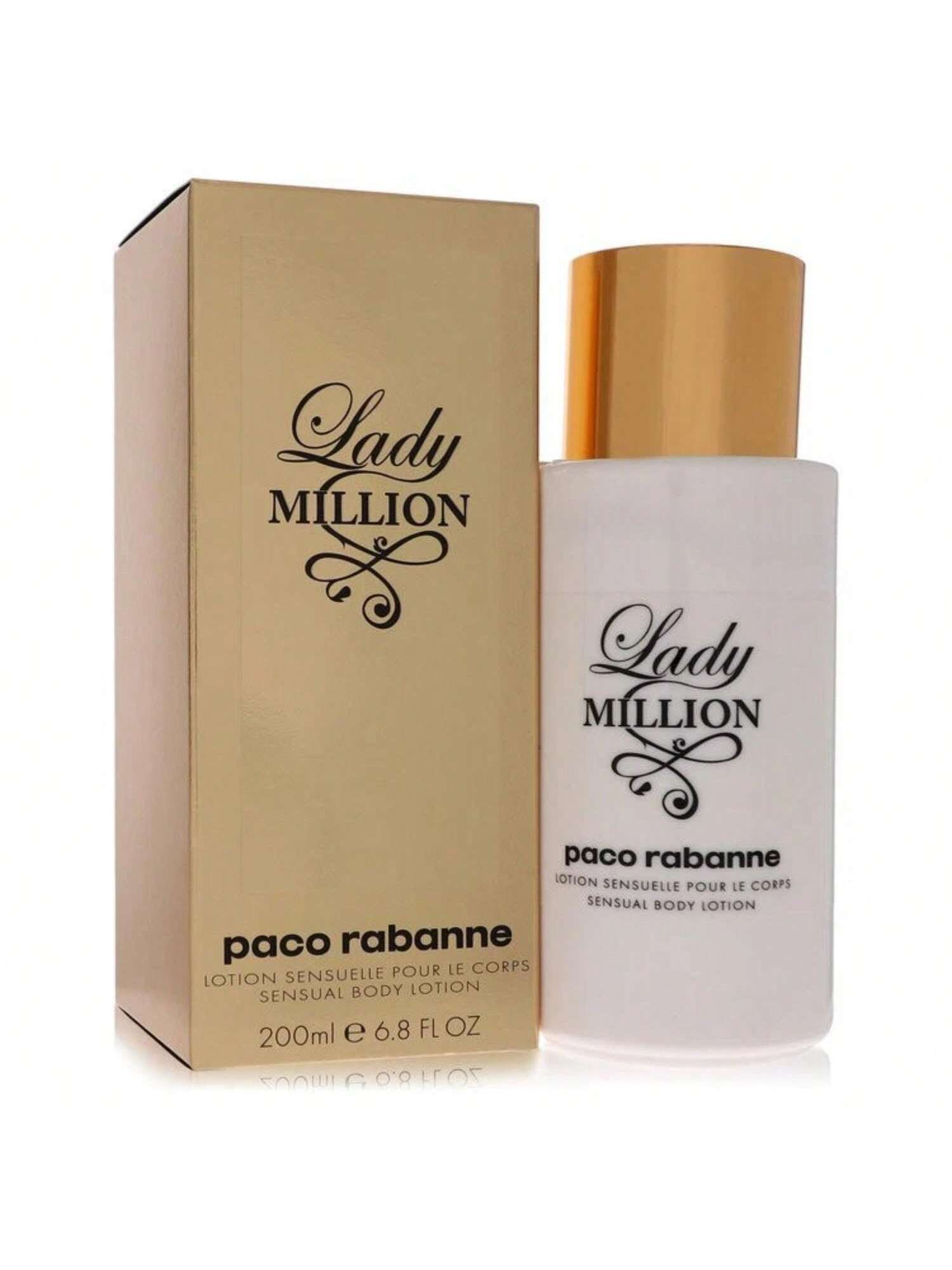Lady Million by Paco Rabanne Body Lotion 6.8 Oz - Women 3349668589982
