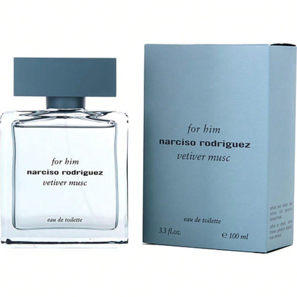Narciso Rodriguez Vetiver Musc by Narciso Rodriguez EDT Spray 3.3 Oz - Men 3423222107741
