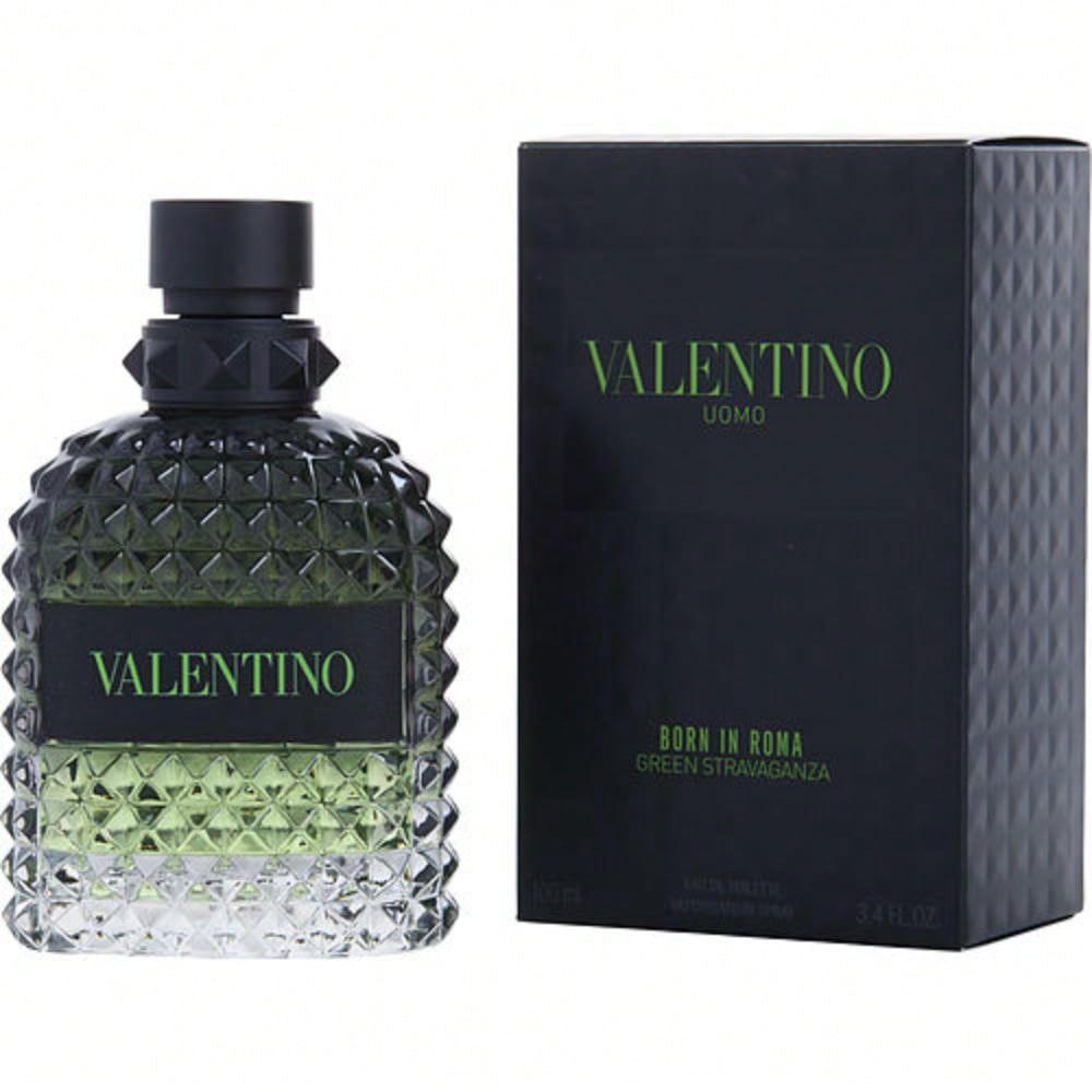 Born In Roma Green Stravaganza by Valentino EDT Spray 3.4 Oz - Men 3614274024807