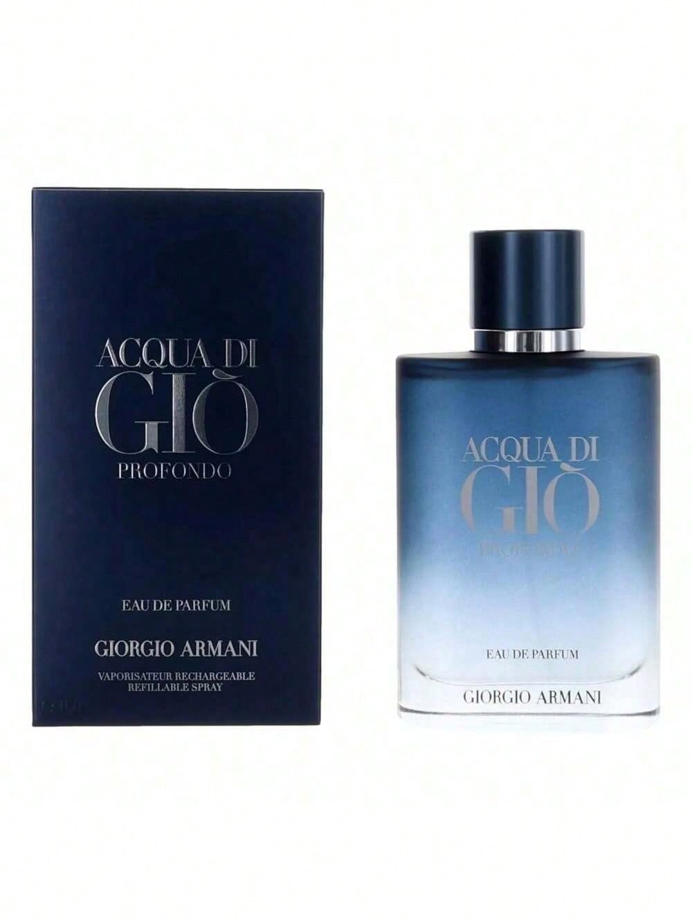 Acqua Di Gio Profondo by Giorgio Armani EDP Spray 3.3 Oz - Men 3614273953849
