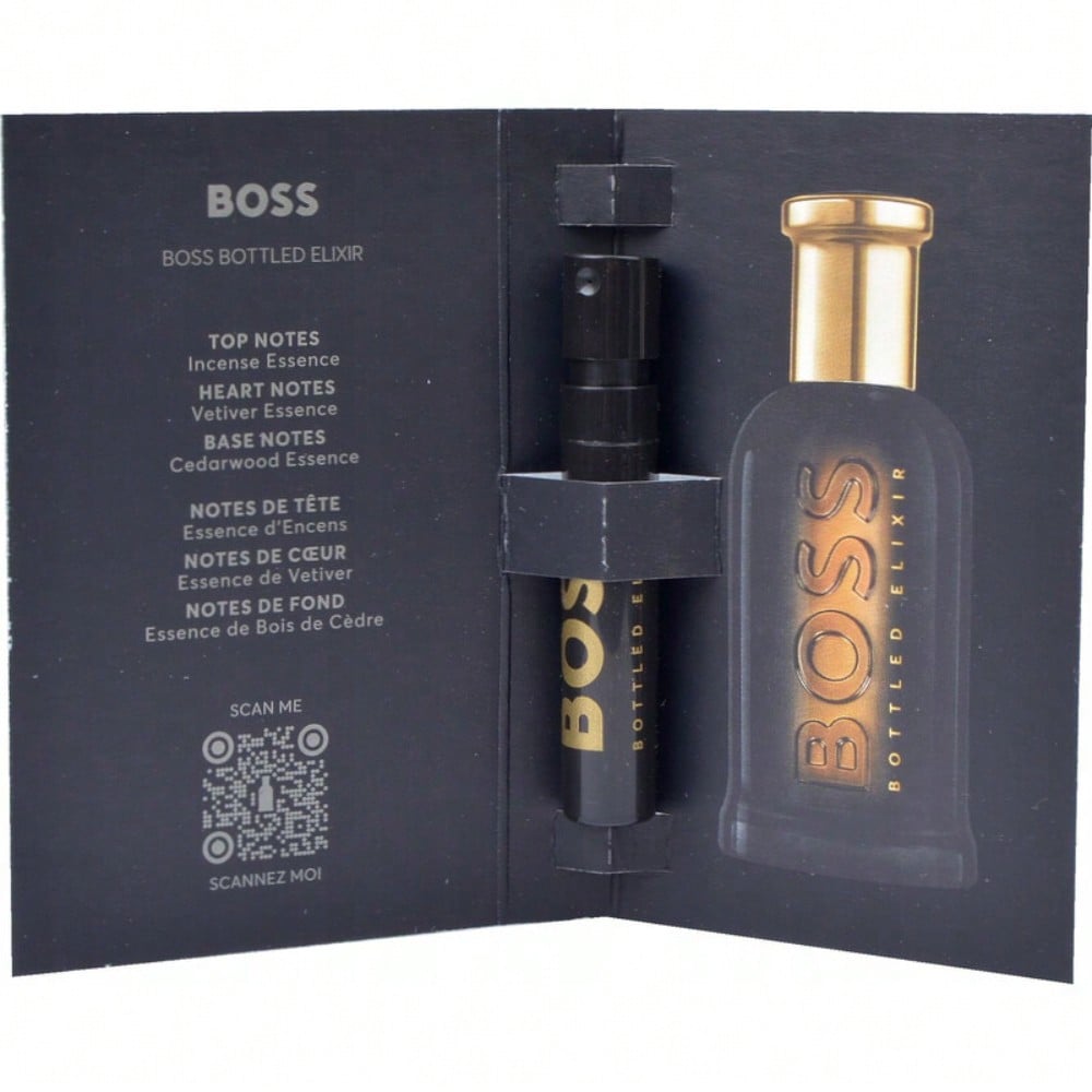 Boss Bottled Elixir by Hugo Boss EDT Spray 0.04 Oz - Men 3616304691676