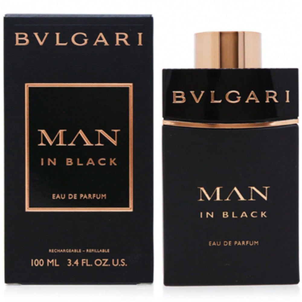 Bulgari Man In Black by Bulgari EDP Spray Refillable 3.4 Oz - Men 783320423796
