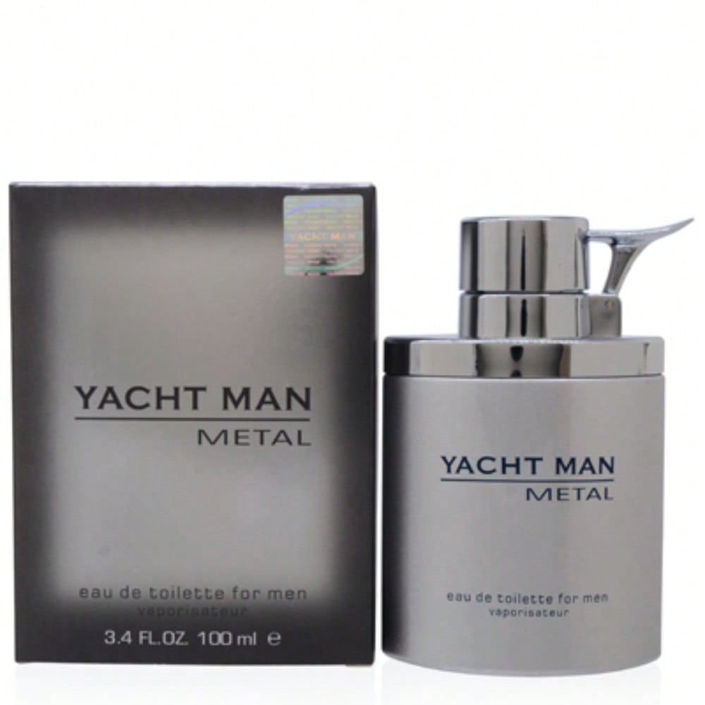 Yacht Man Metal by Myrurgia EDT Spray 3.4 Oz - Men 8410190529182