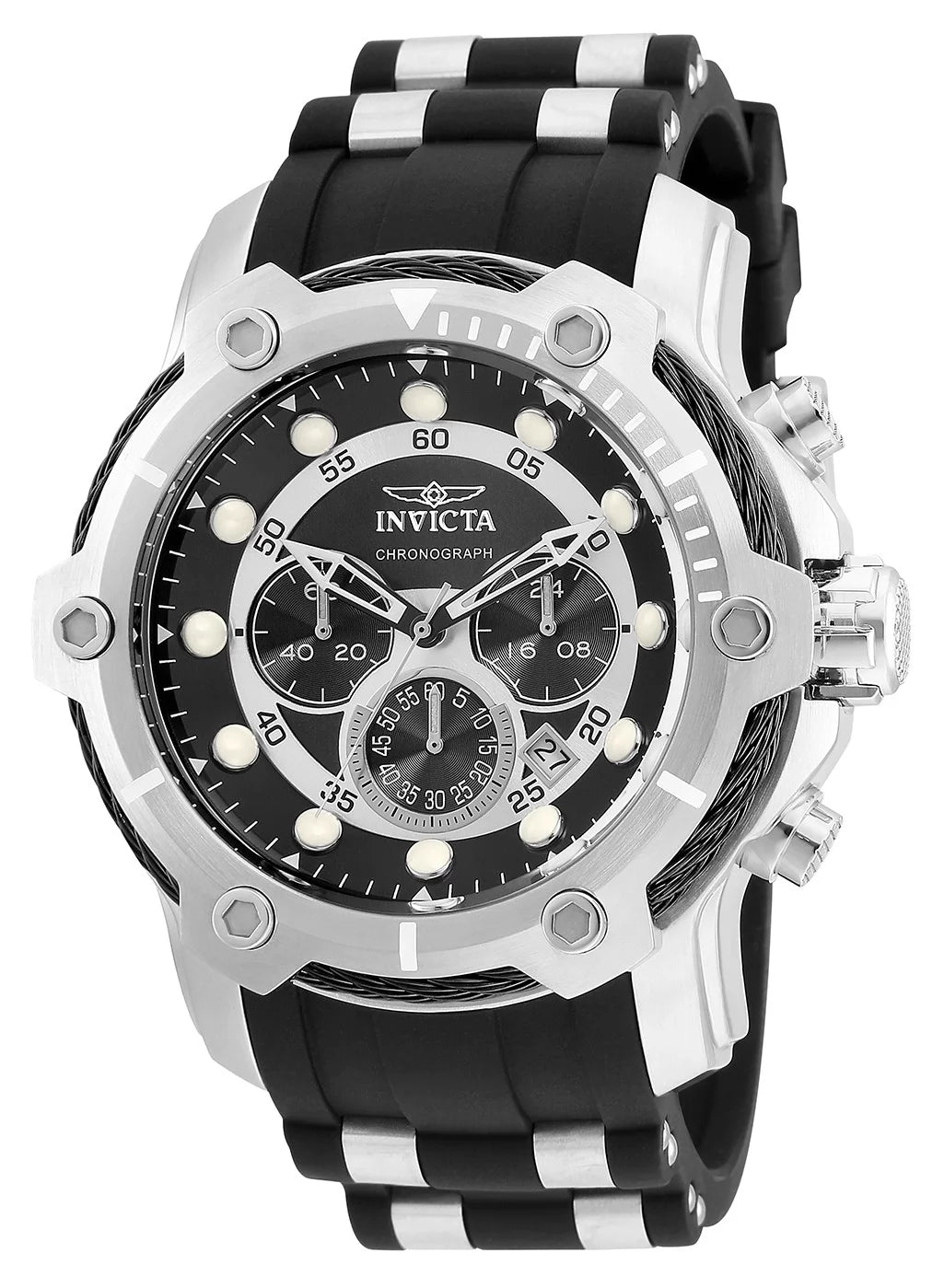 Invicta Men's 26764 Bolt Quartz Chronograph Black Dial  Watch