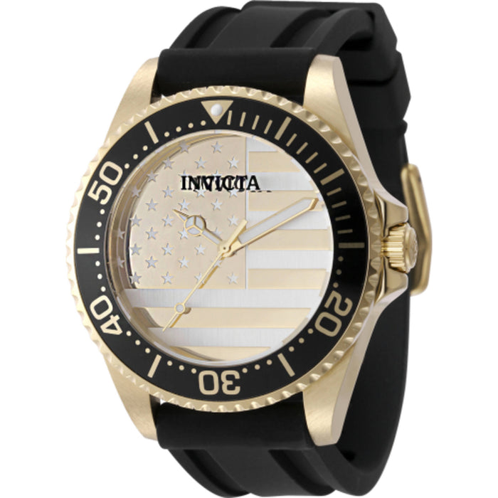 Invicta Quartz Pro Diver Gold Dial Men's Watch 50419