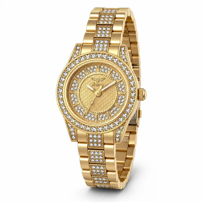 Invicta Quartz Wildflower Gold Dial Women's Watch 69063