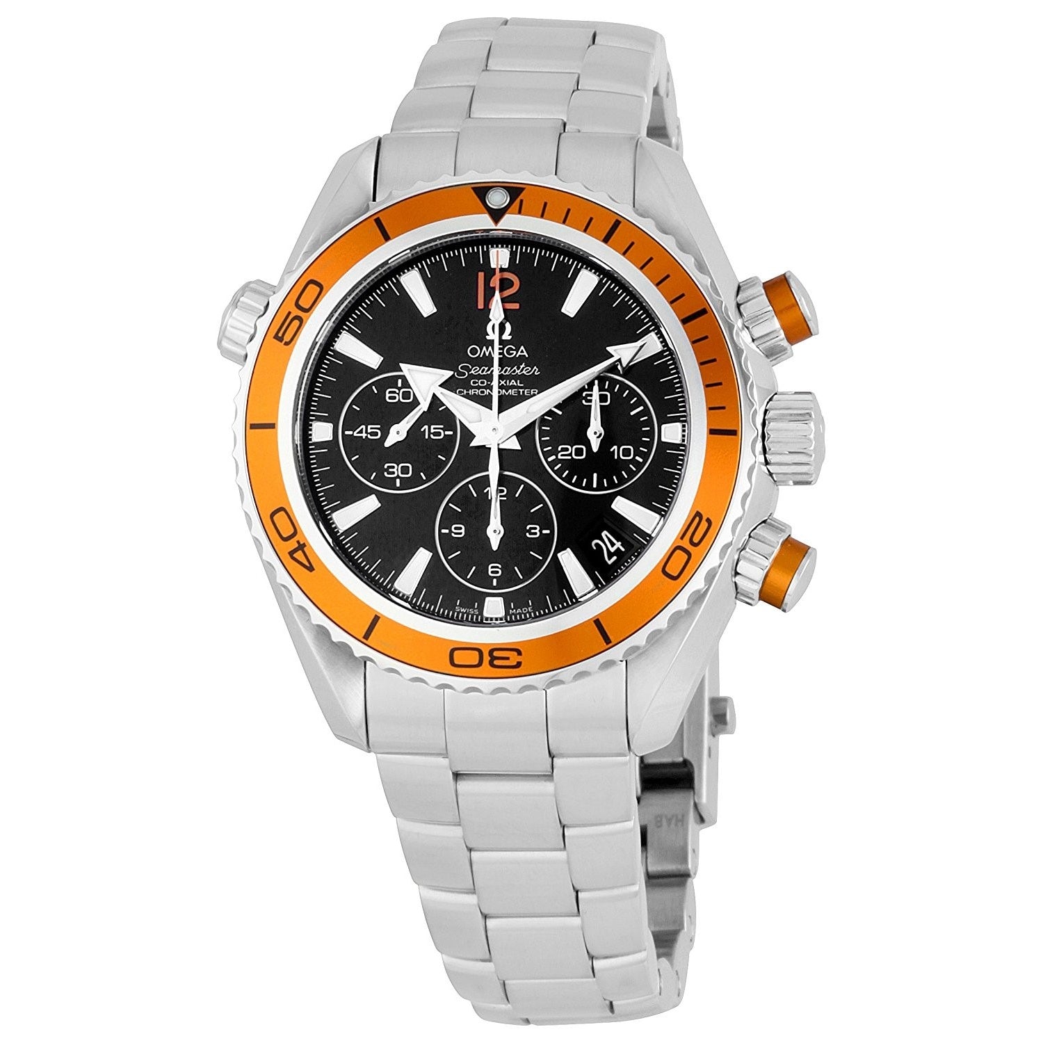 Omega Seamaster Planet Ocean Automatic Chronograph Automatic Black Dial Men's Watch 222.30.38.50.01.002