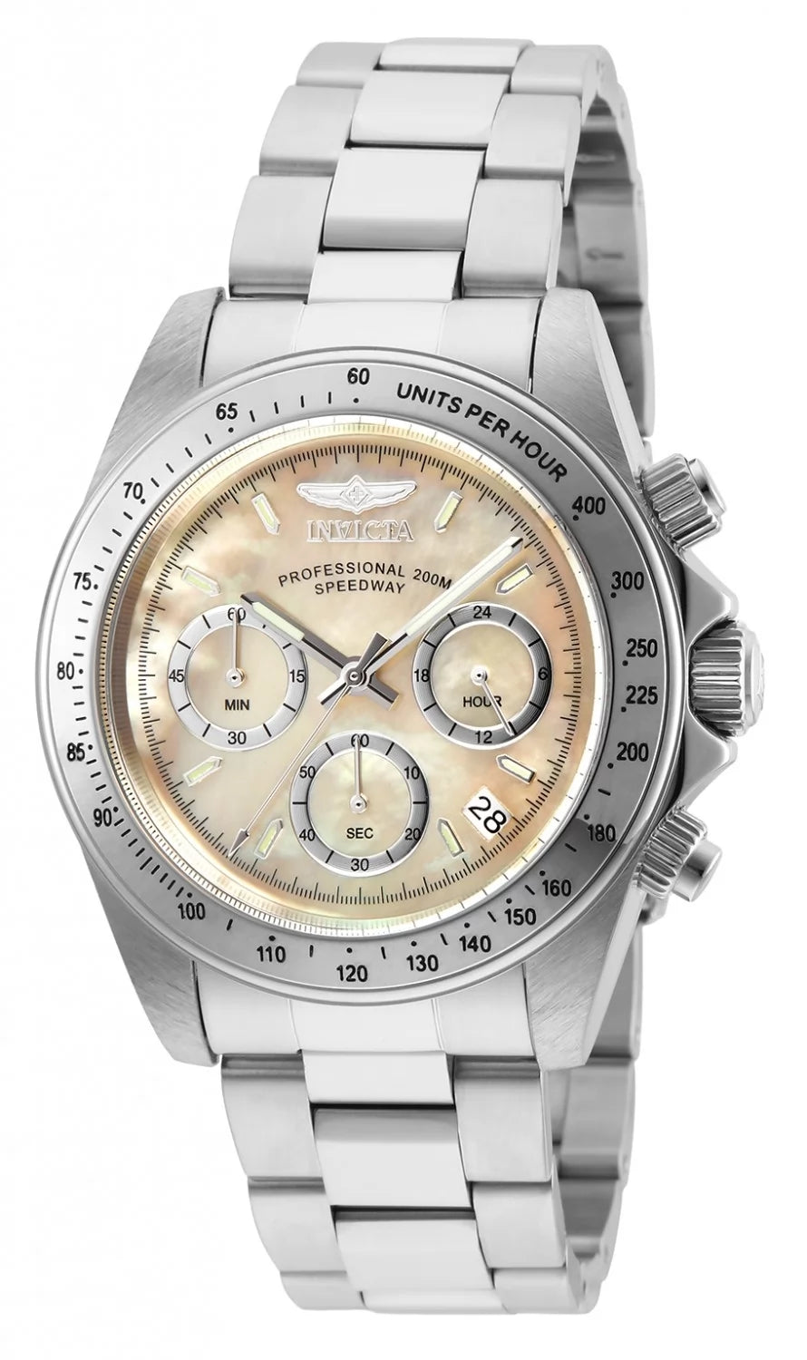 Invicta Men's 28666 Speedway Quartz Chronograph Gold Dial Watch