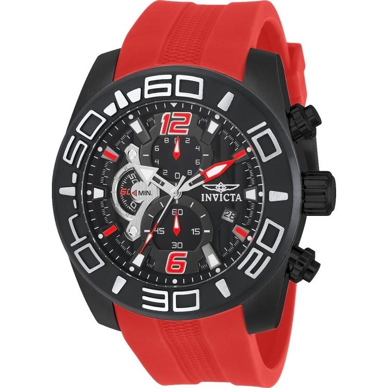 Invicta Quartz Pro Diver Black Dial Men's Watch 22810