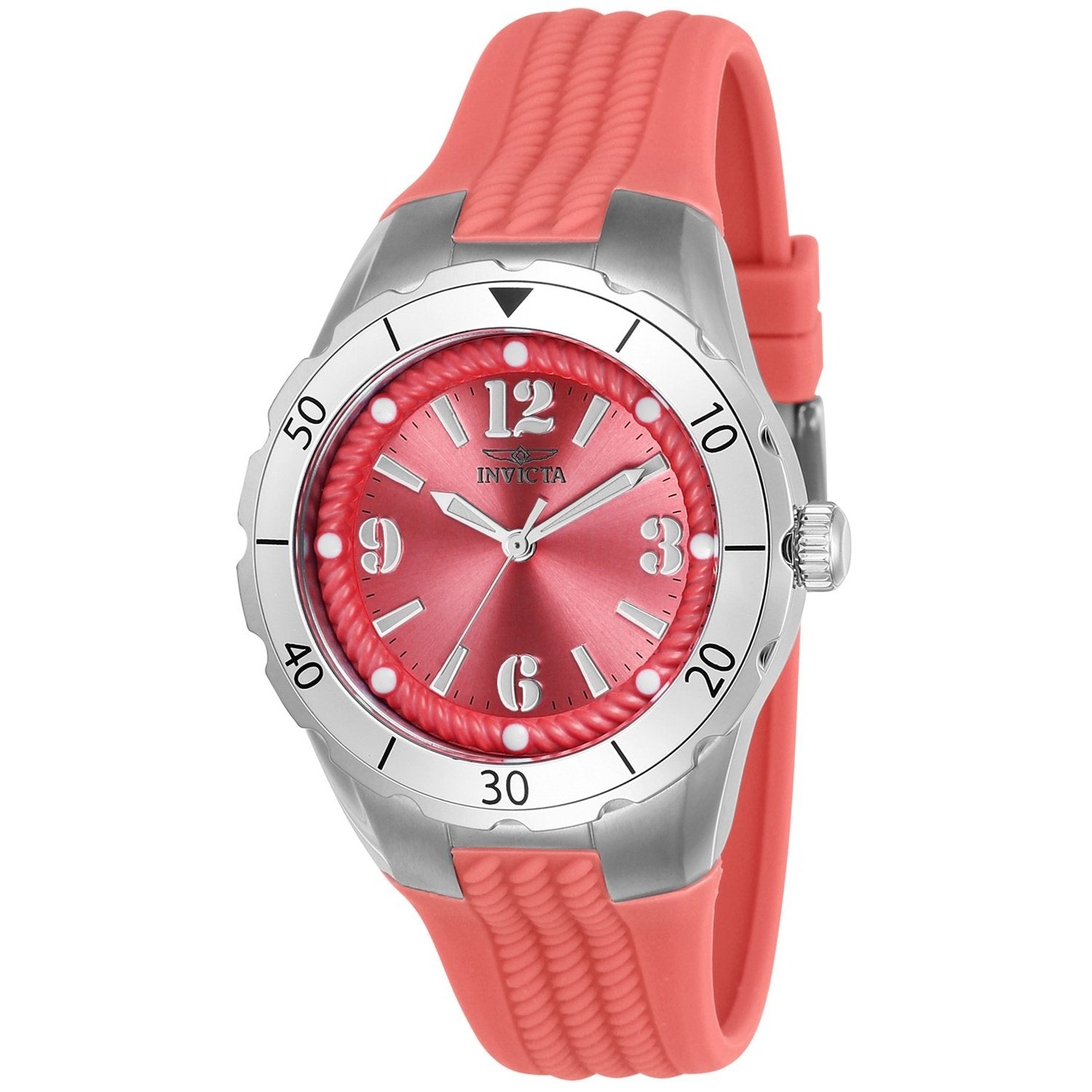 Invicta Quartz Angel Pink Dial Women's Watch 24122