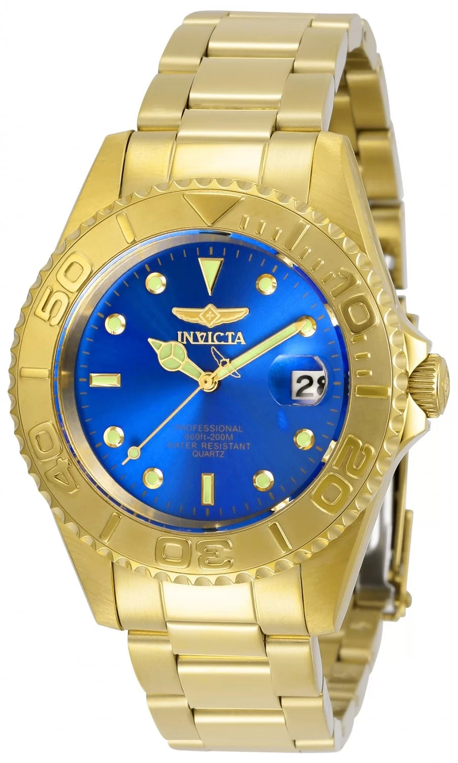 Invicta Men's 29940 Pro Diver  Quartz 3 Hand Blue Dial Watch