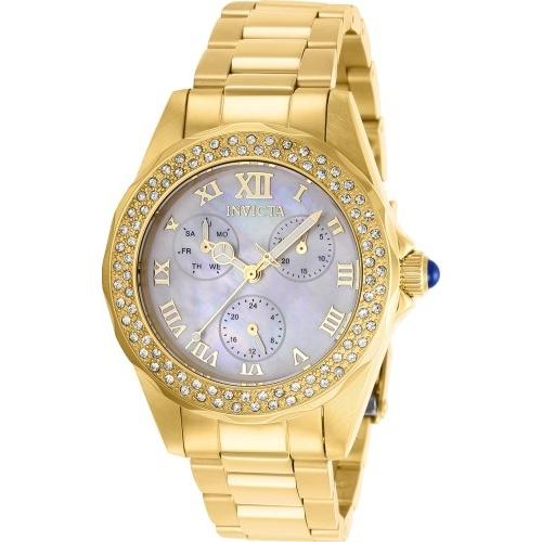 Invicta Quartz Angel Mother of Pearl Dial Women's Watch 28438