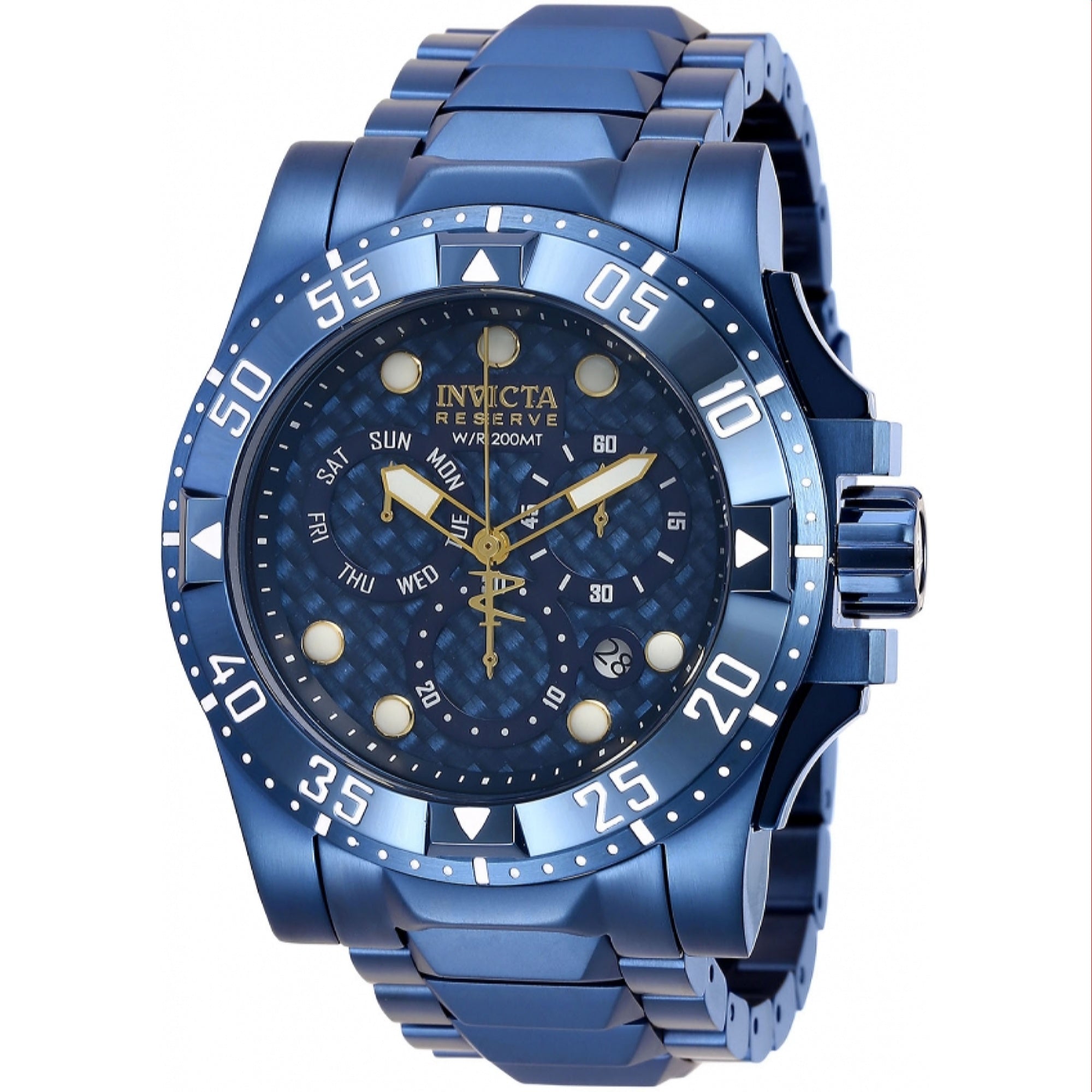 Invicta  Quartz Reserve Excursion Blue Dial Men's Watch 28634