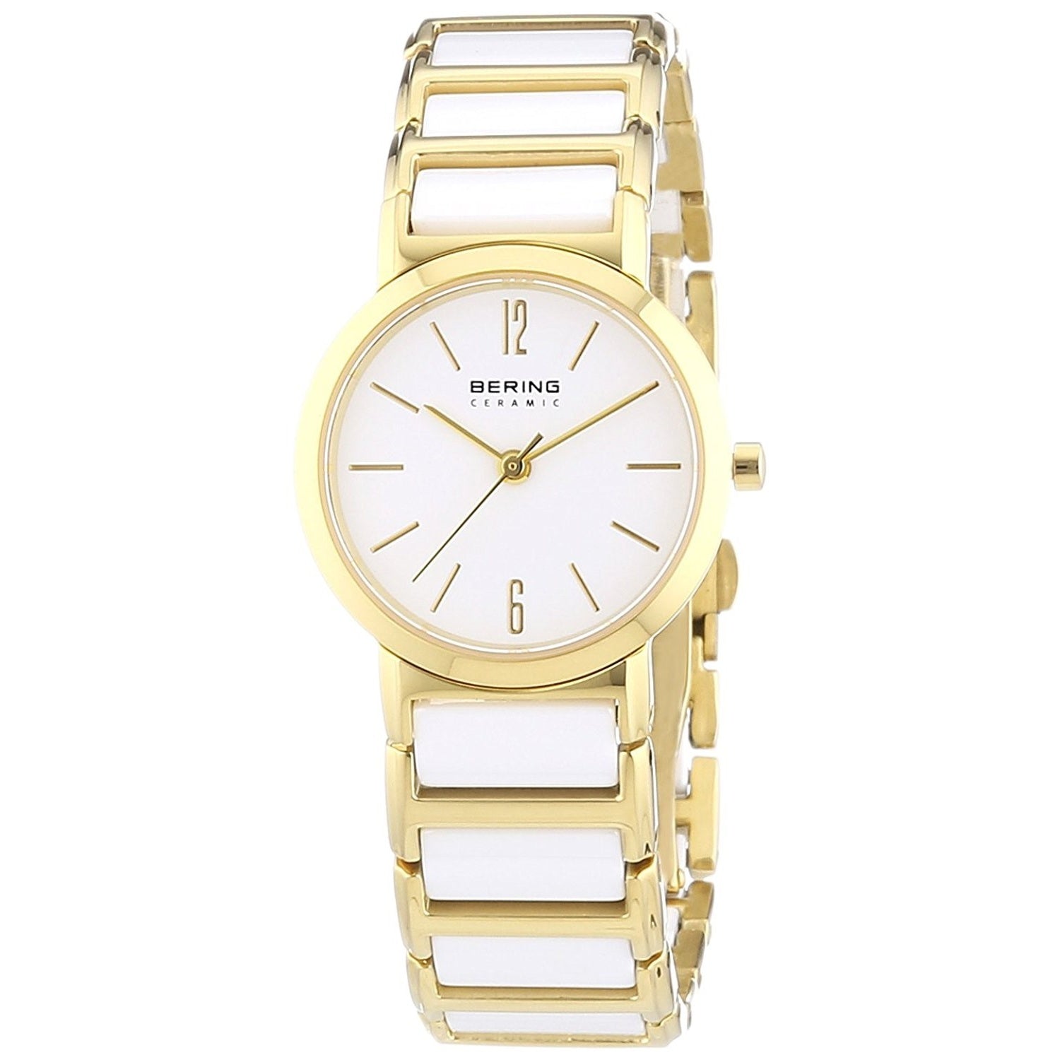 Bering Ceramic Quartz White Dial Women's Watch 30226-751