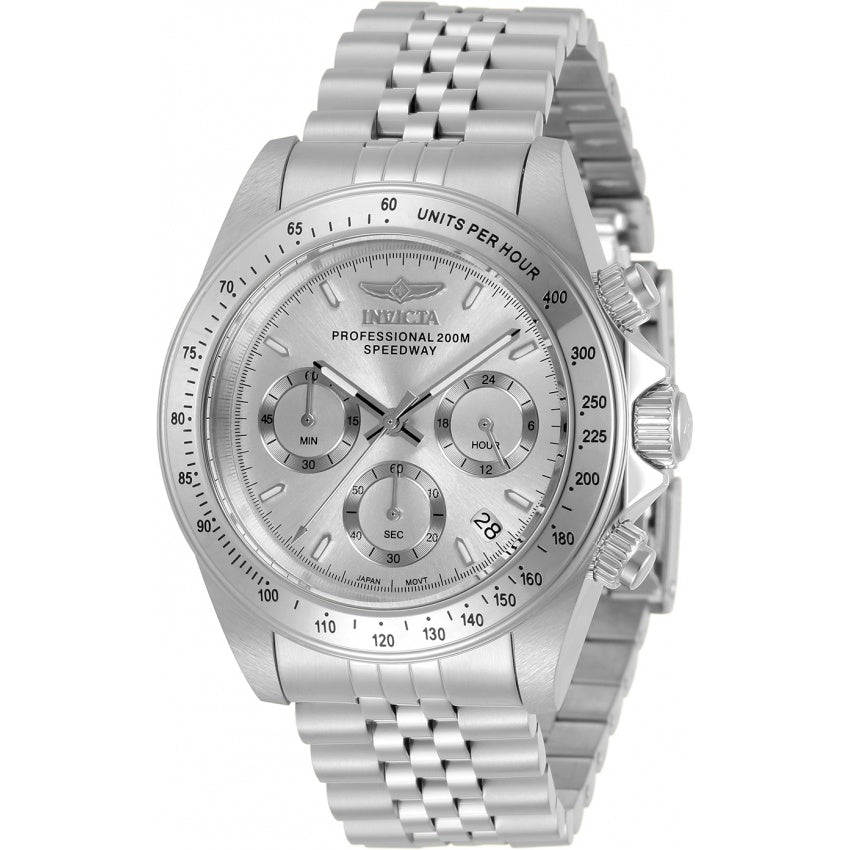 Invicta Quartz Speedway Silver Dial Men's Watch 30988
